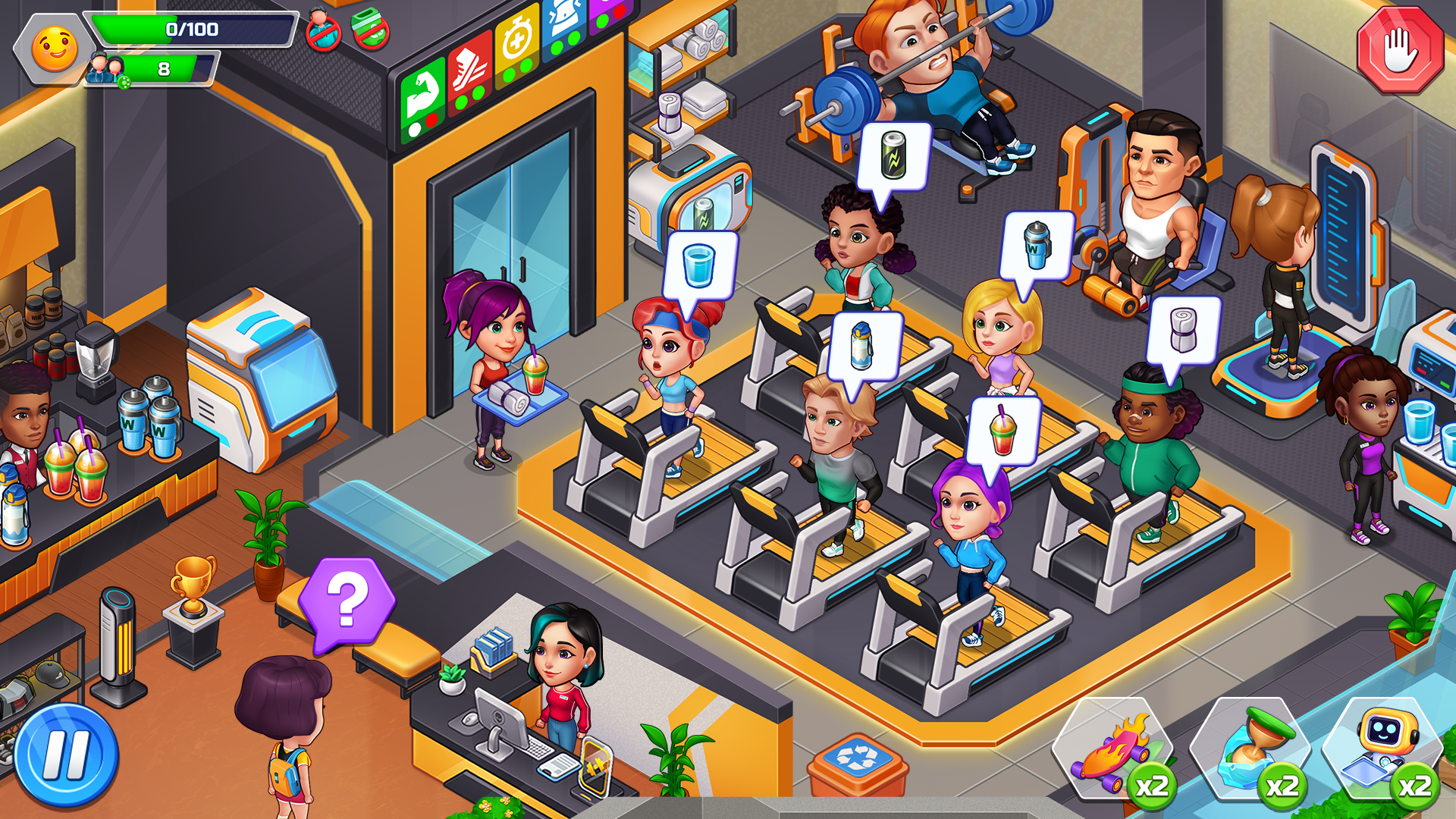 اسکرین شات 4 بازی Happy Fitness: Gym Game