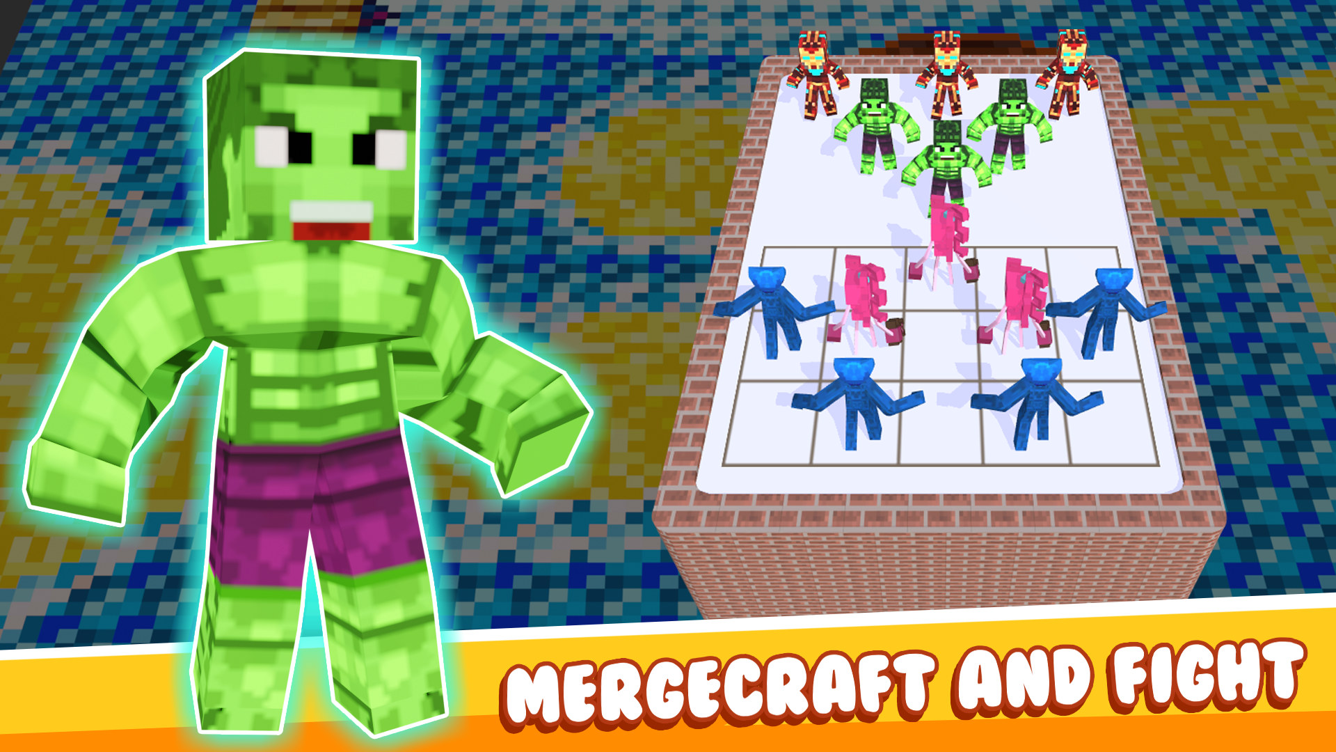 اسکرین شات 6 بازی Merge Hero Craft Evolution