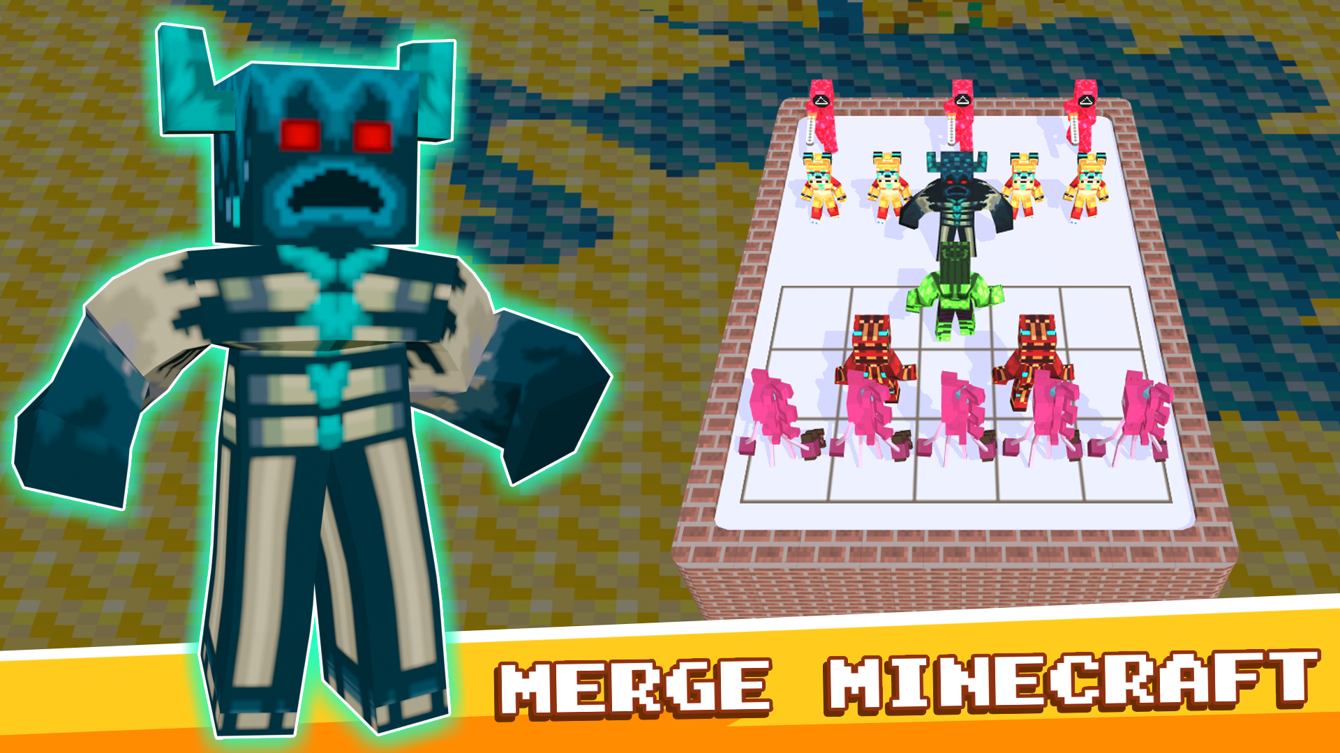 اسکرین شات 8 بازی Merge Hero Craft Evolution