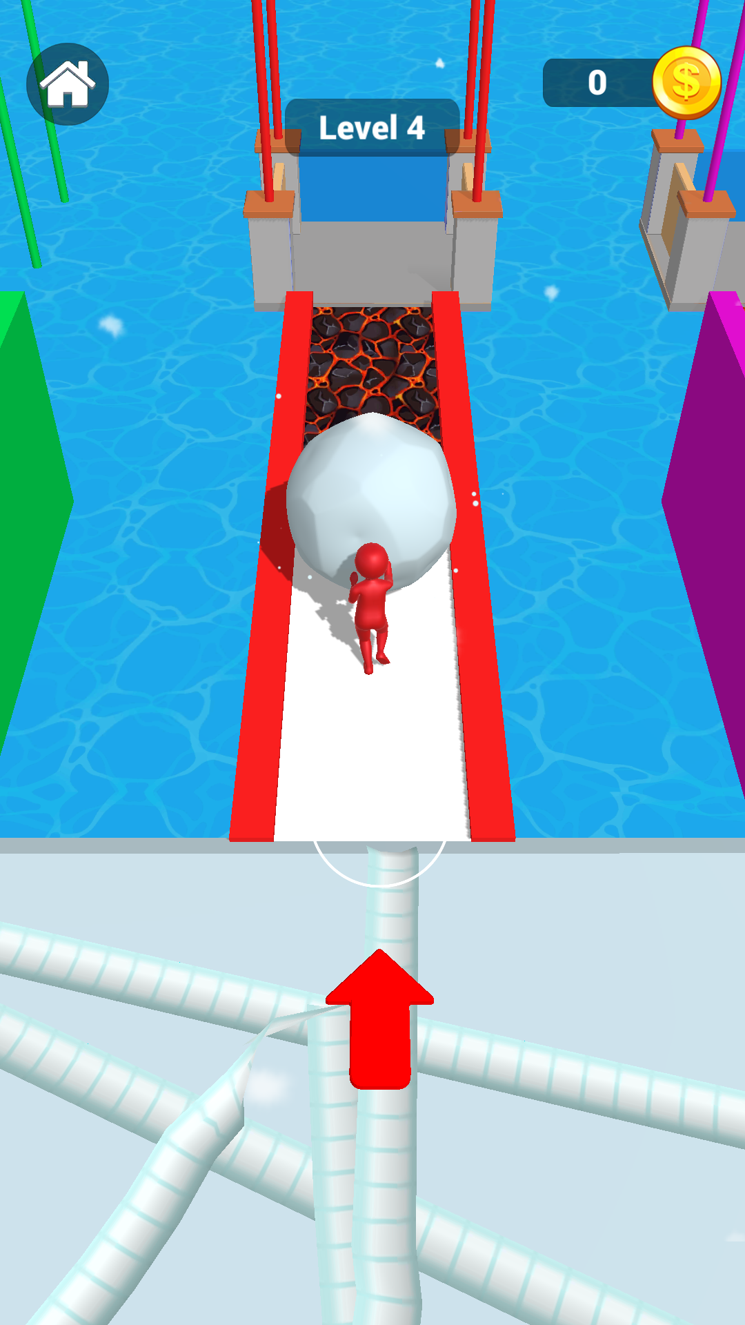 اسکرین شات 3 بازی Snow Ball: Ice Race