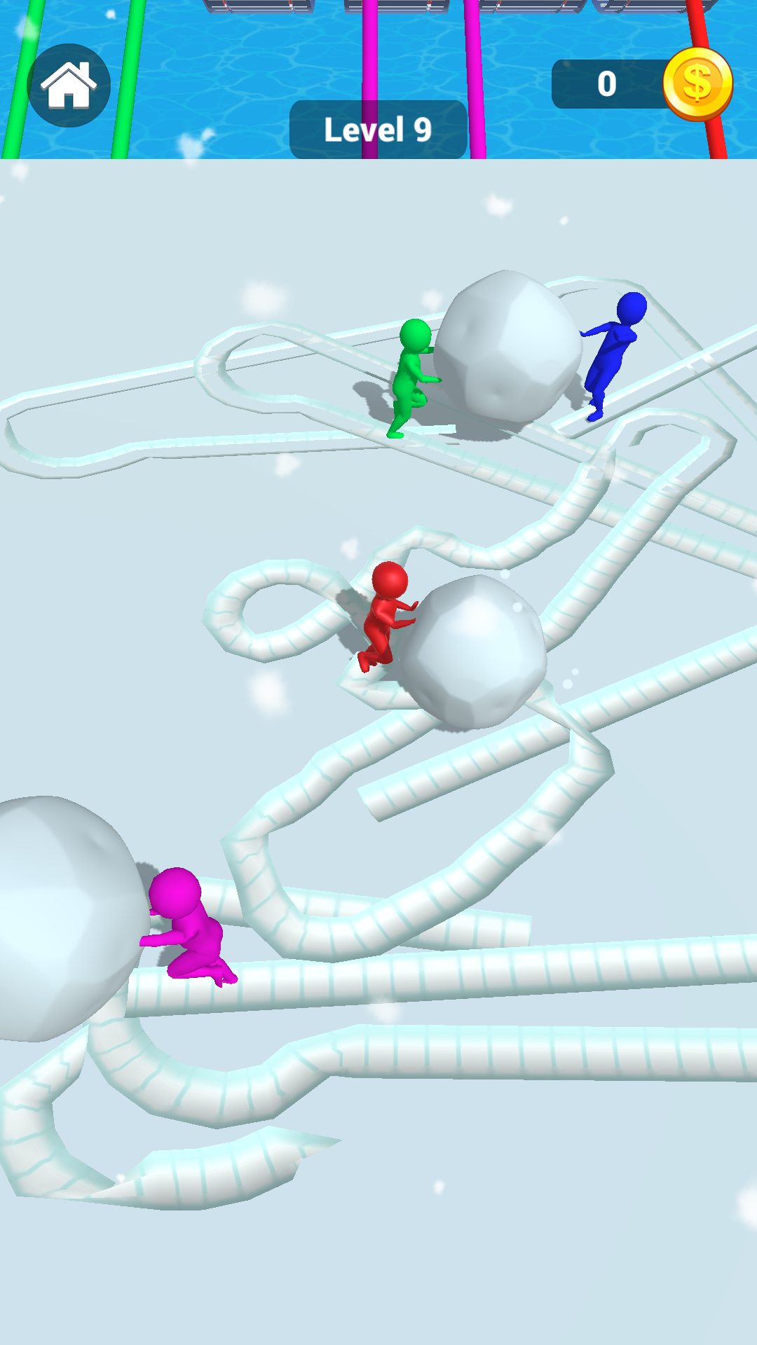 اسکرین شات 1 بازی Snow Ball: Ice Race