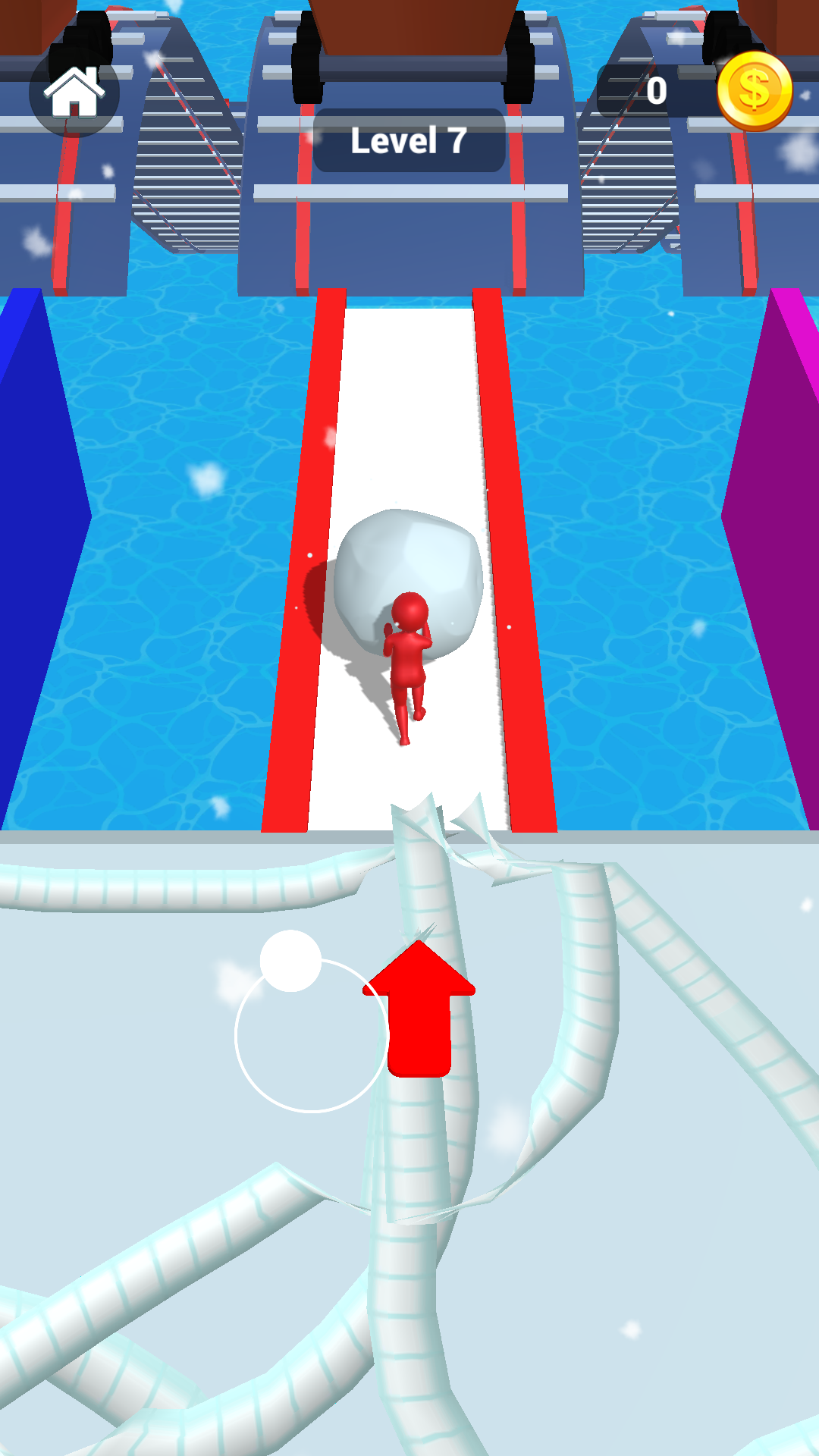 اسکرین شات 5 بازی Snow Ball: Ice Race