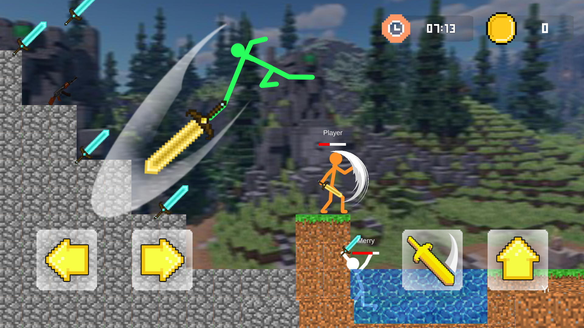 اسکرین شات 4 بازی Stickman Battle Multicraft
