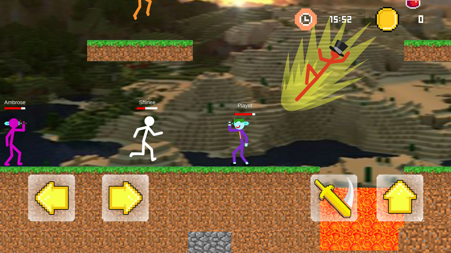اسکرین شات 1 بازی Stickman Battle Multicraft