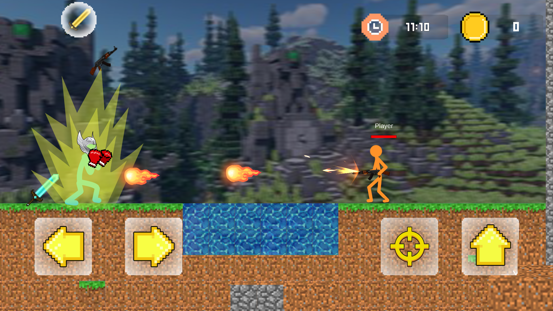 اسکرین شات 2 بازی Stickman Battle Multicraft