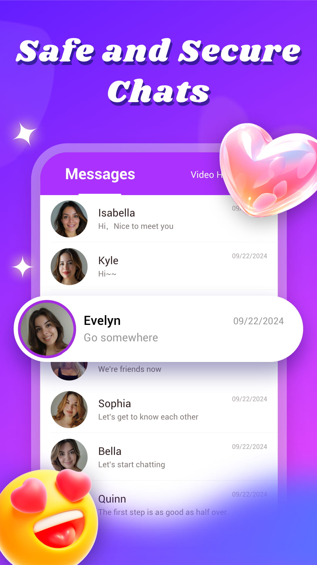 اسکرین شات 5 برنامه Veego - live chat online