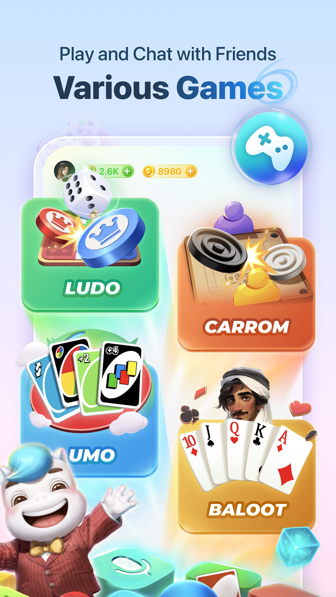 اسکرین شات 1 برنامه Yalla - Play Game & Voice Chat