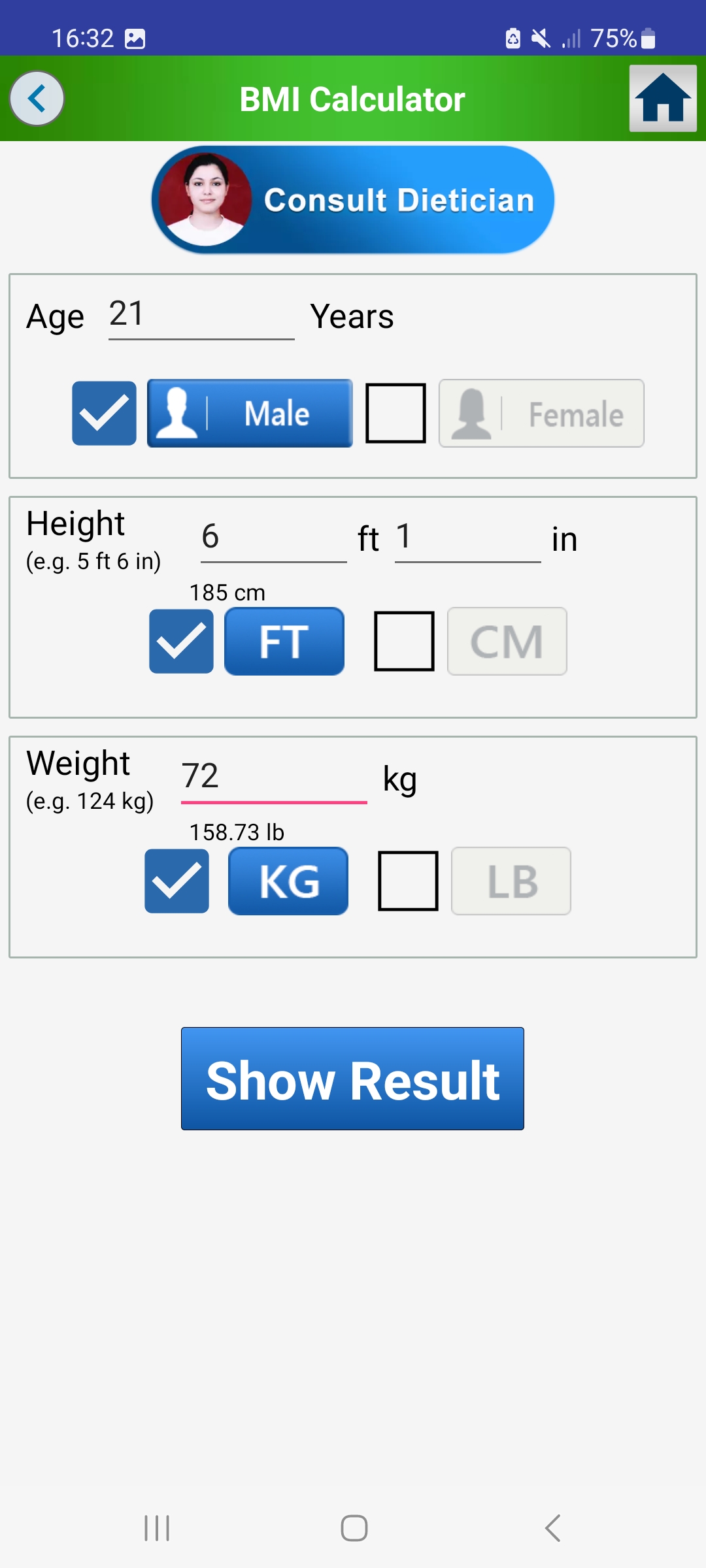 اسکرین شات 3 برنامه Weight Gain Diet Plan & Foods