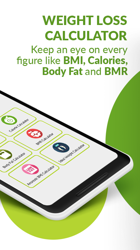 اسکرین شات 2 برنامه Weight Loss Calorie Calculator