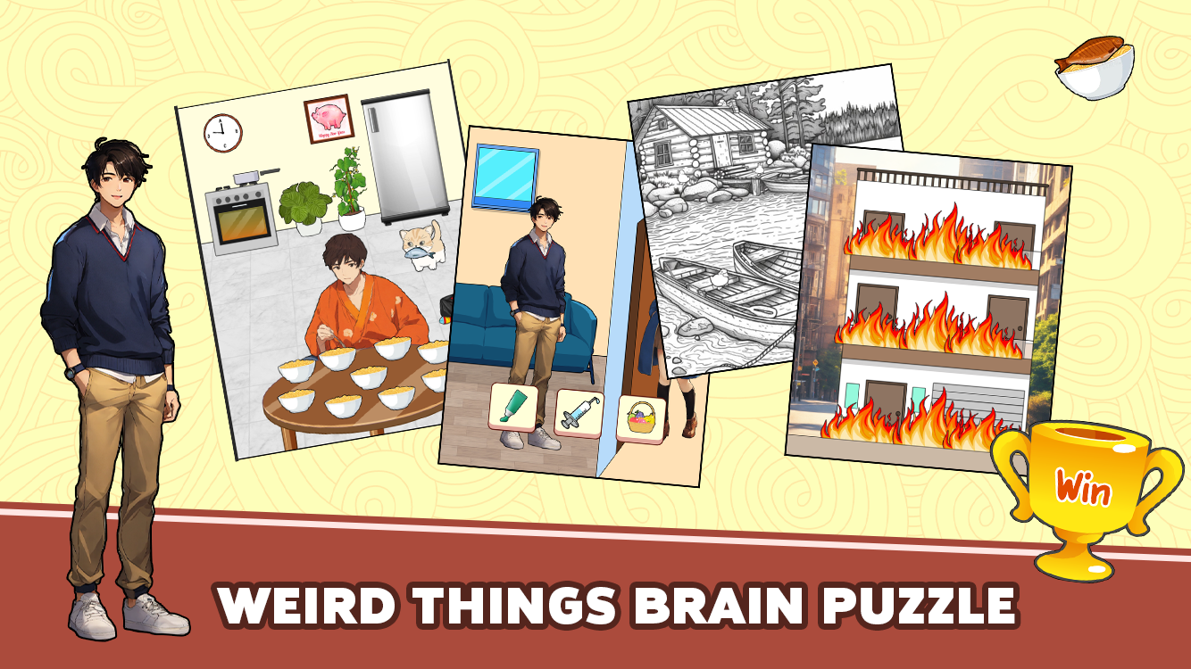 اسکرین شات 1 بازی Weird Things Brain Puzzle