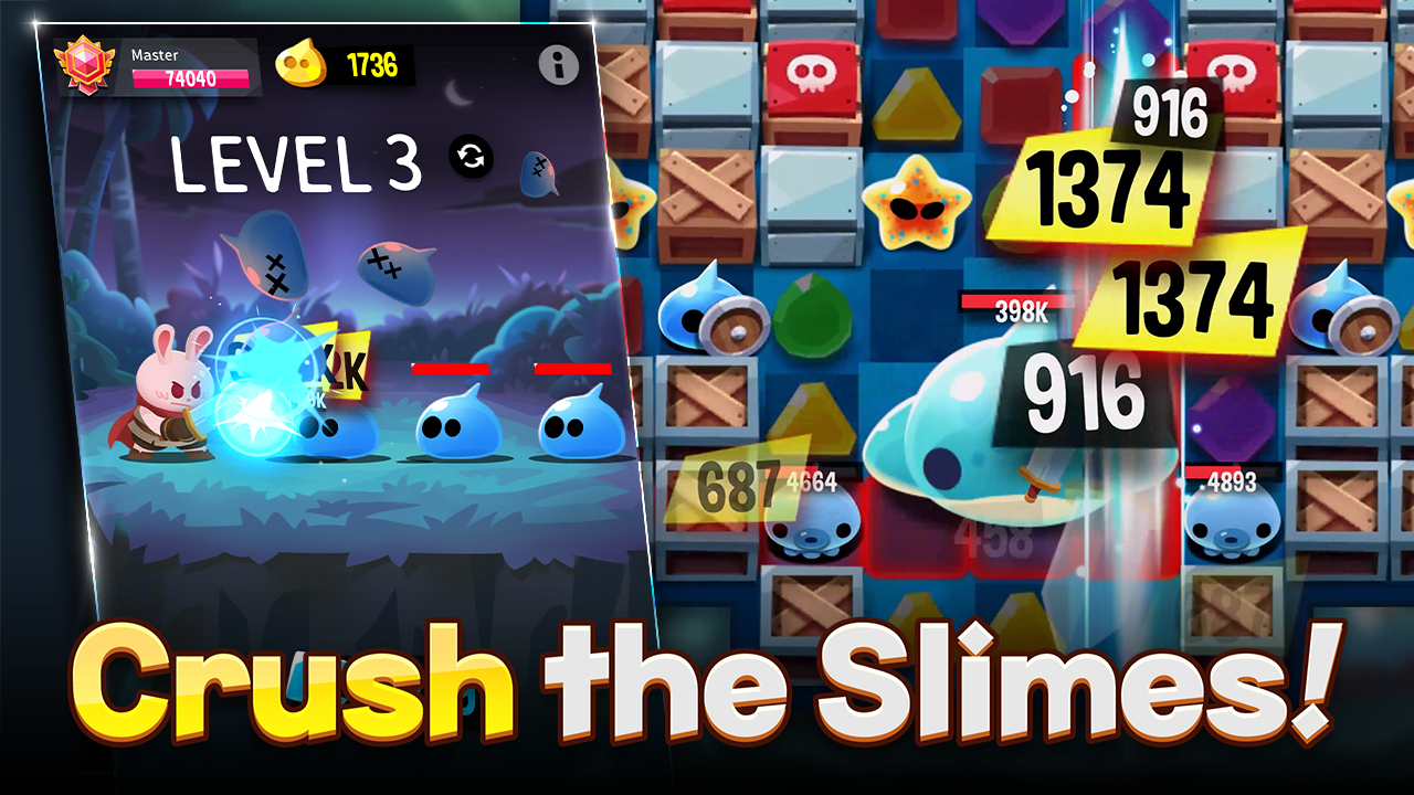 اسکرین شات 1 بازی Anipang Matchlike (Puzzle RPG)