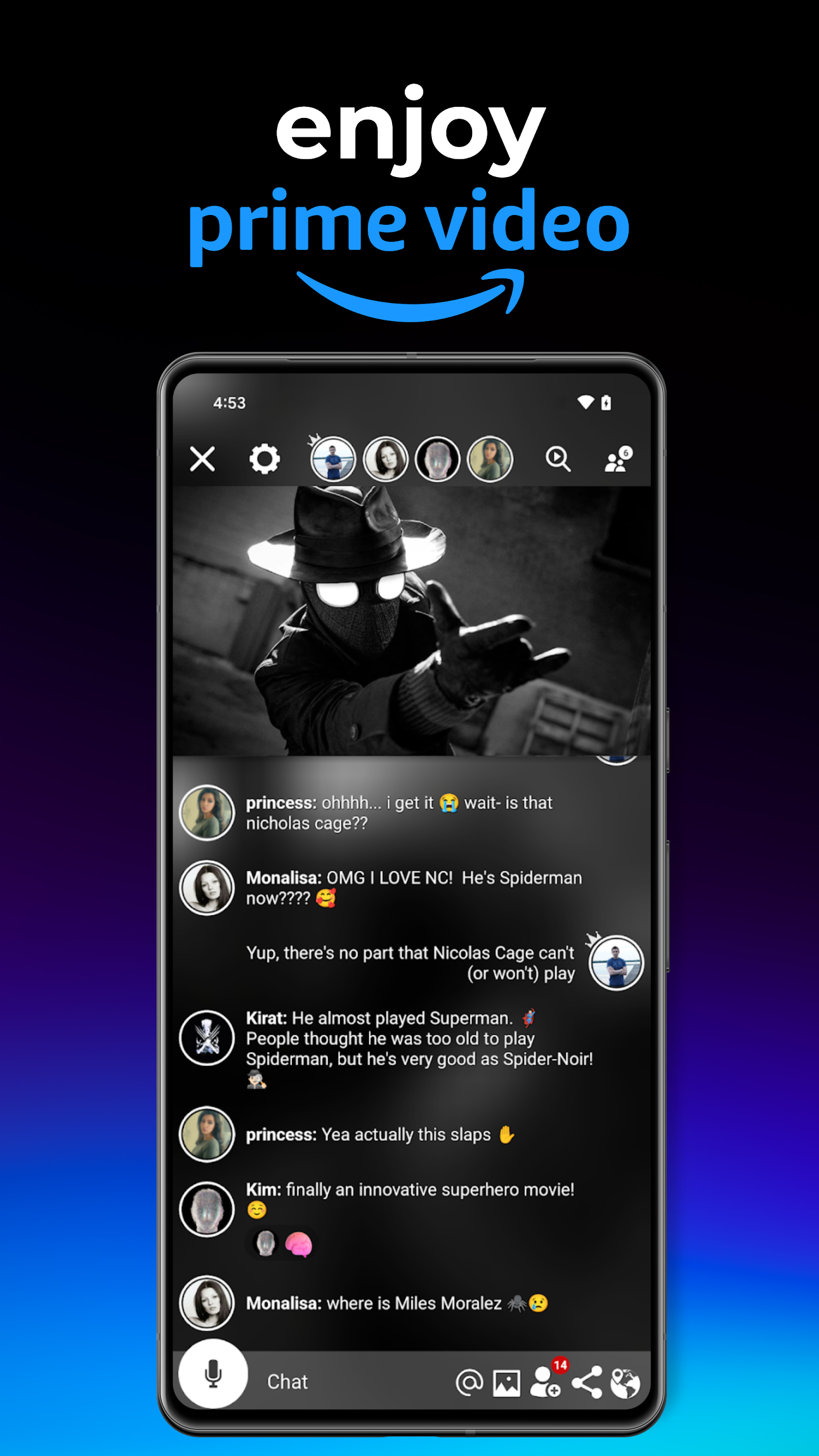 اسکرین شات 4 برنامه Rave – Watch Party