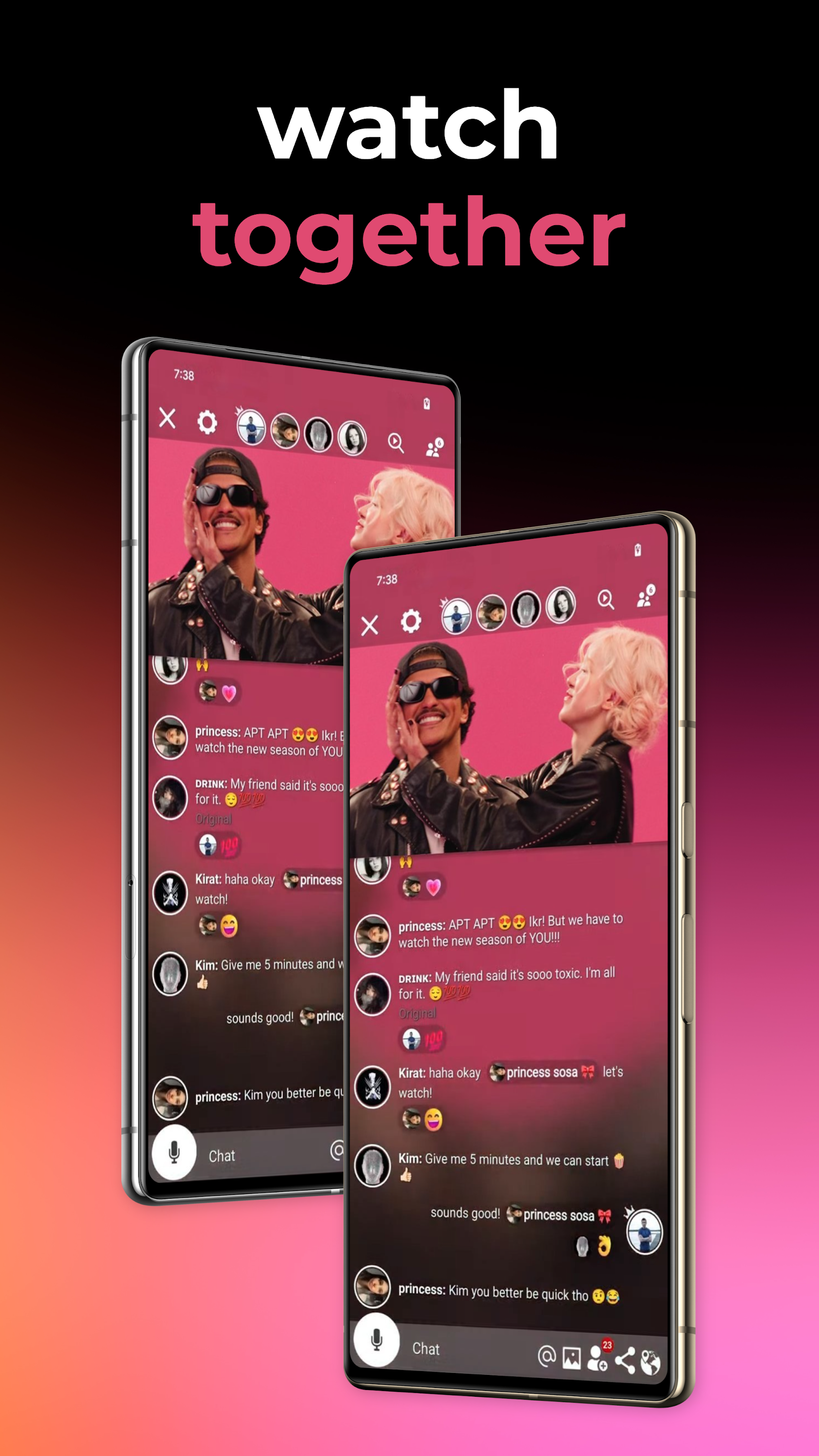 اسکرین شات 1 برنامه Rave – Watch Party