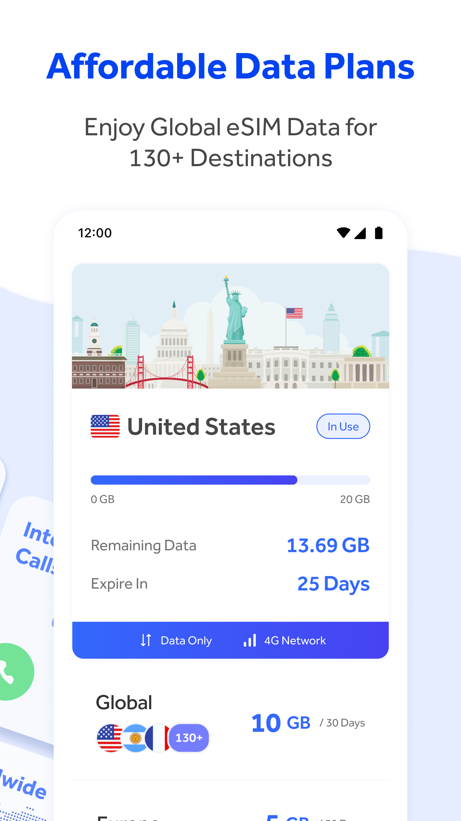 اسکرین شات 2 برنامه WePhone: WiFi Phone Call &Text