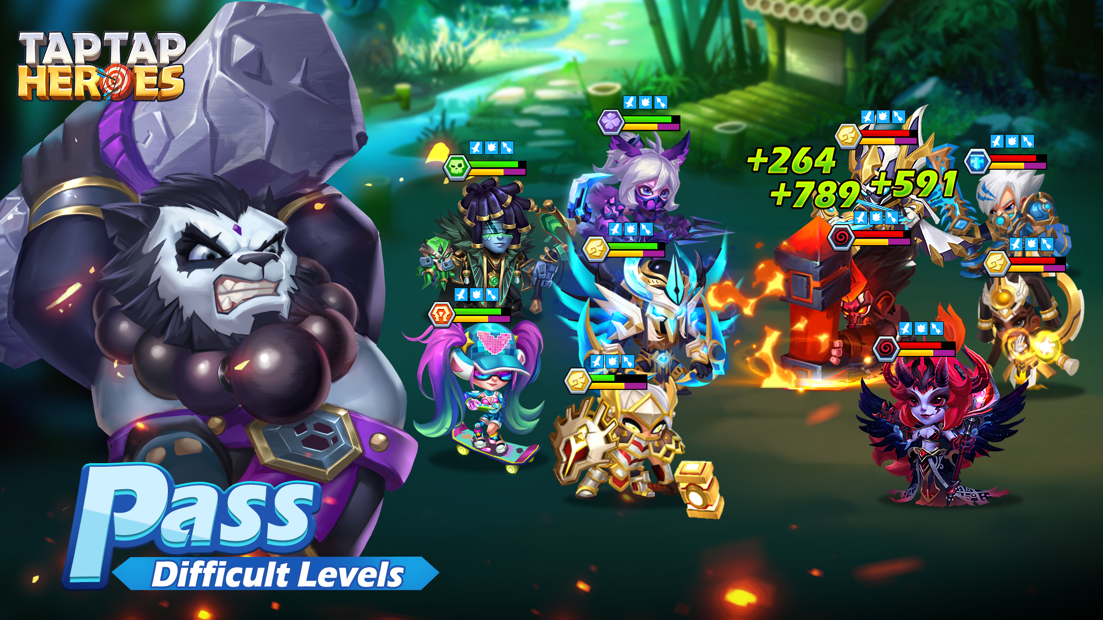 اسکرین شات 4 بازی Taptap Heroes:ldle RPG