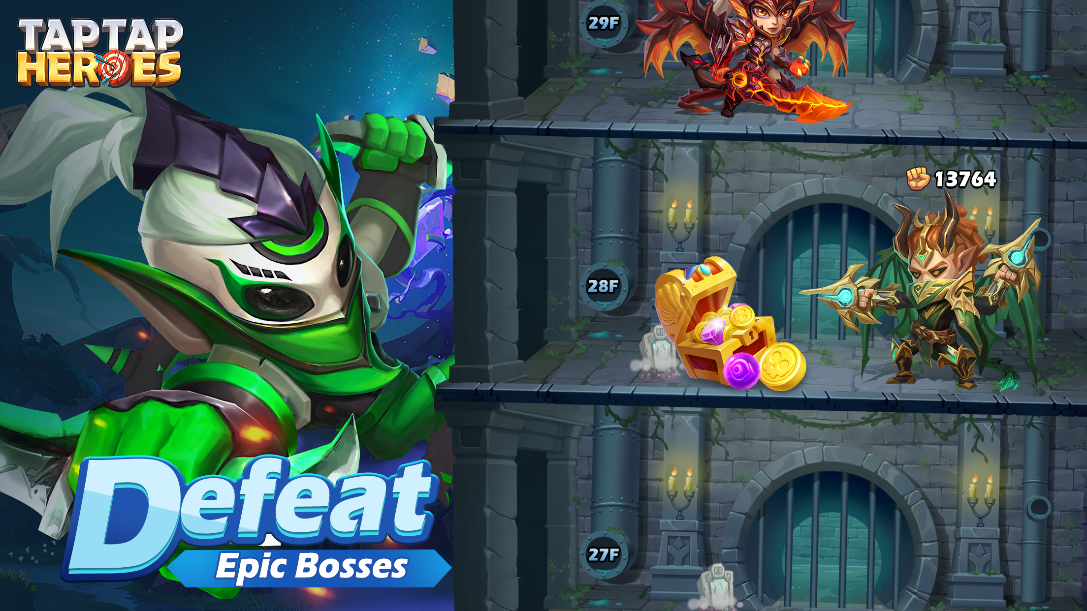 اسکرین شات 6 بازی Taptap Heroes:ldle RPG