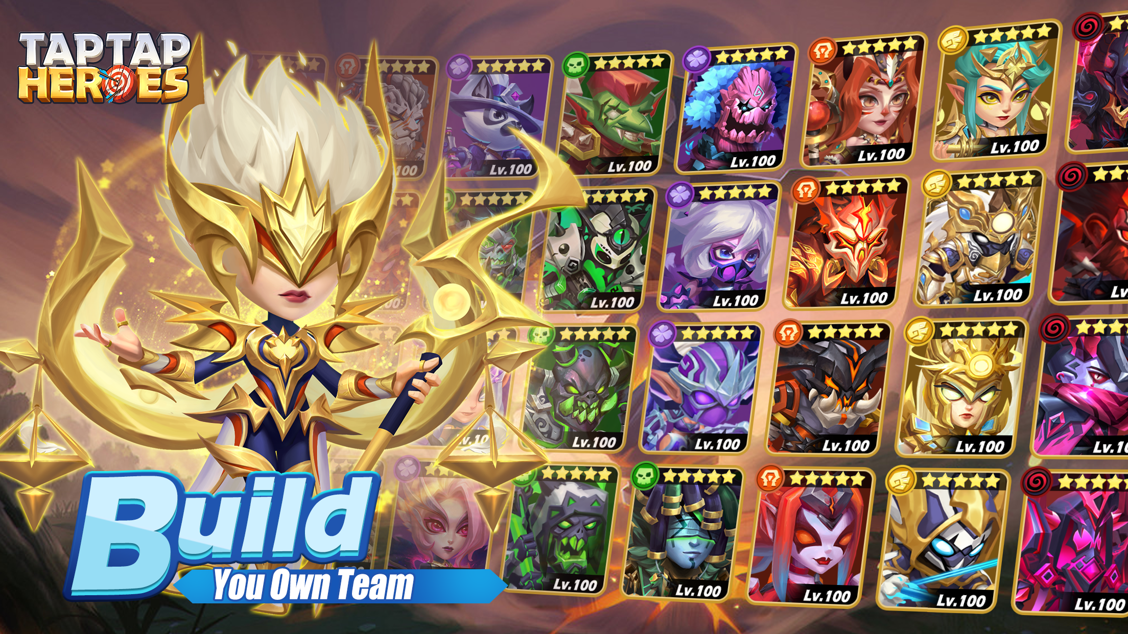 اسکرین شات 2 بازی Taptap Heroes:ldle RPG