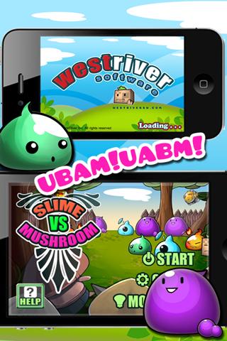 اسکرین شات 1 بازی Slime vs. Mushroom