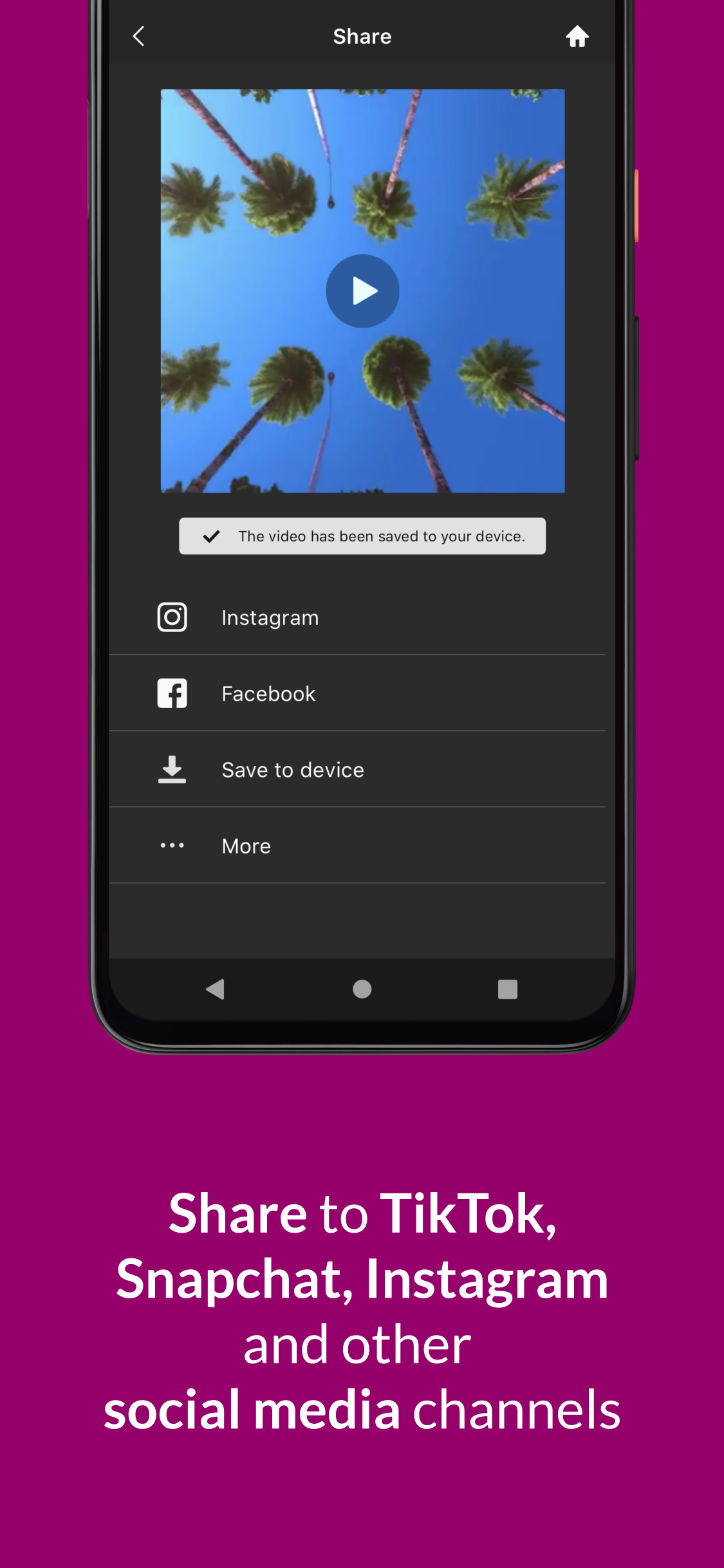 اسکرین شات 6 برنامه Video Editor