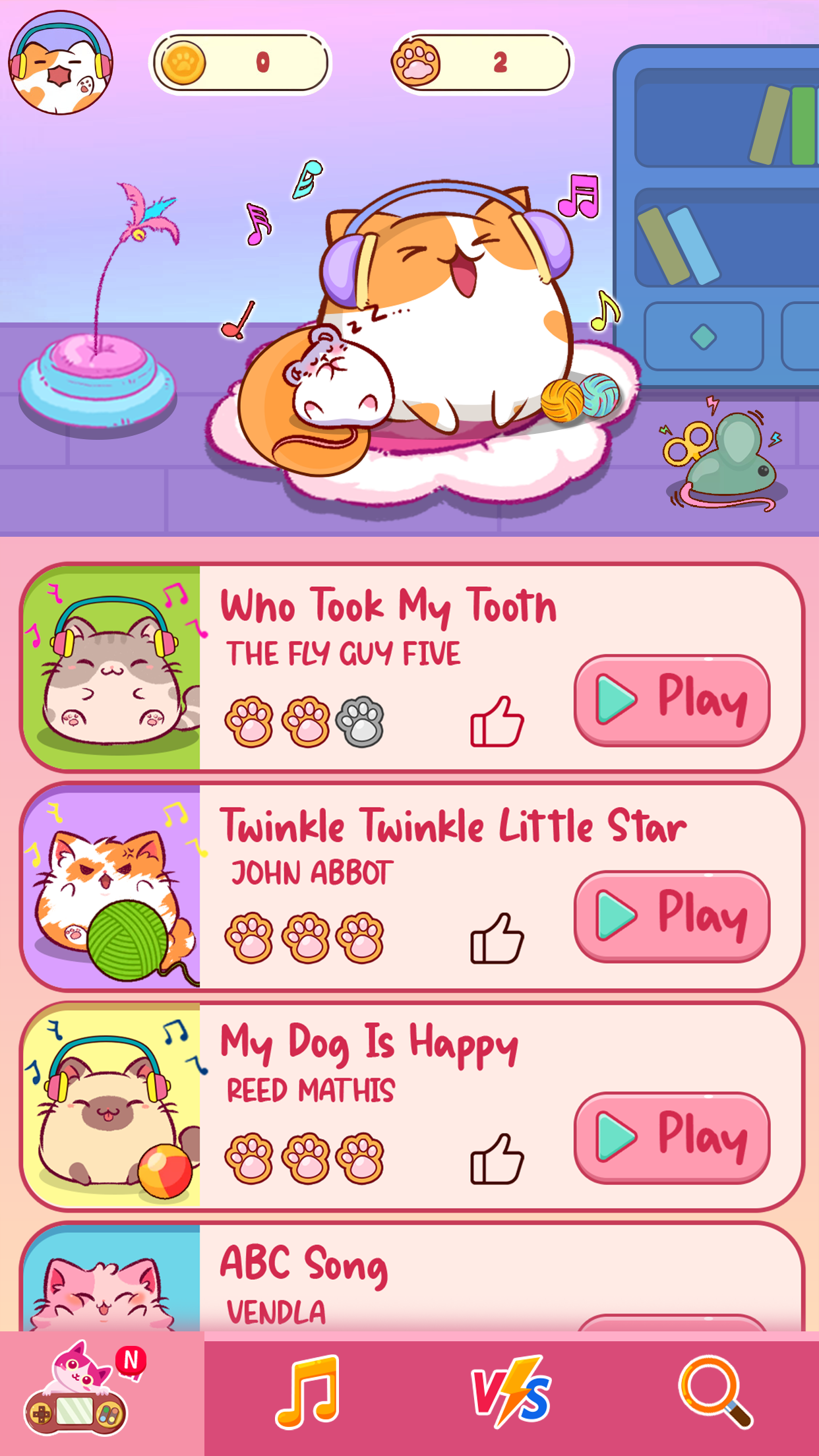 اسکرین شات 4 بازی Cat Tiles: Cute Piano Game