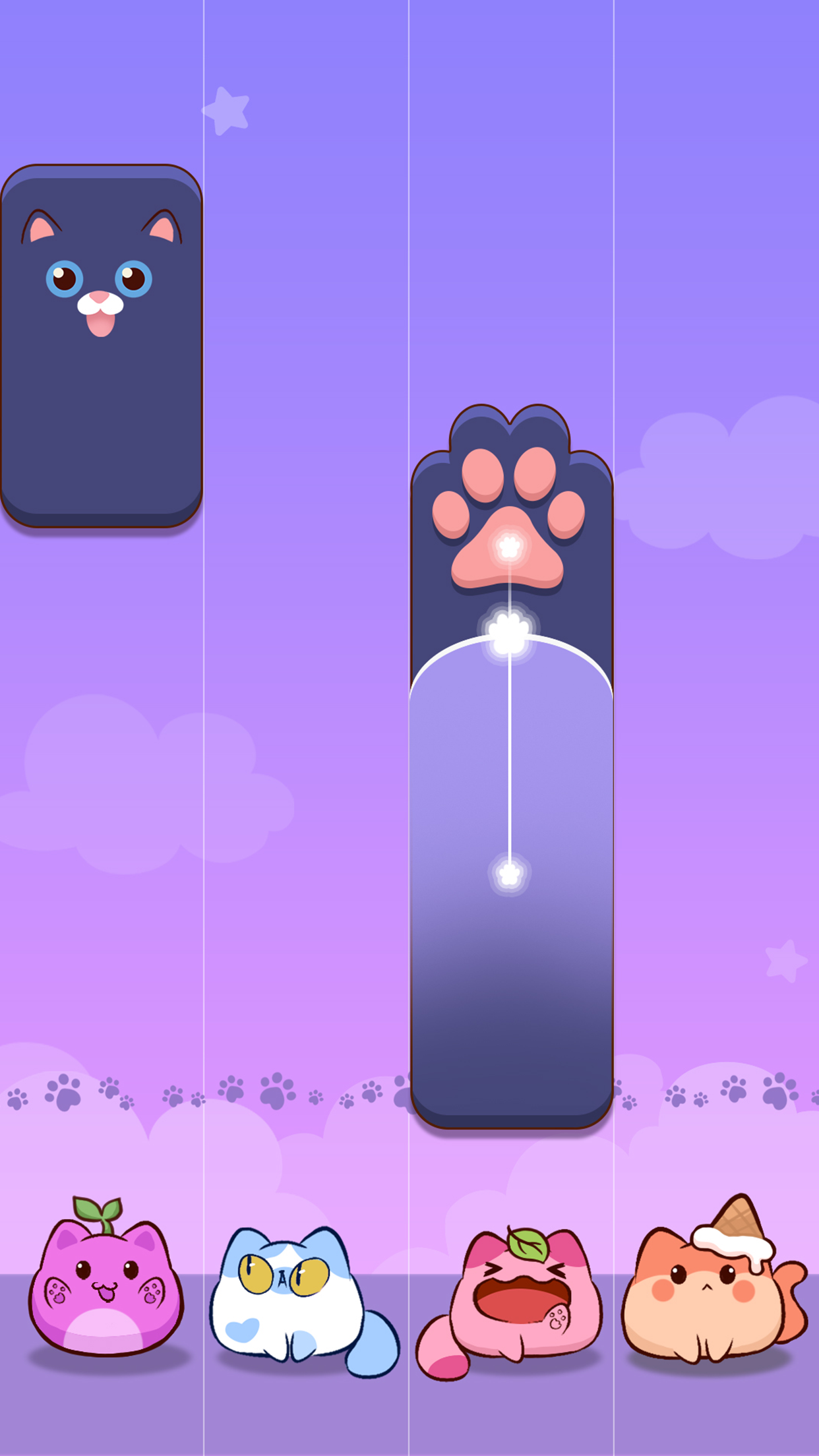 اسکرین شات 3 بازی Cat Tiles: Cute Piano Game
