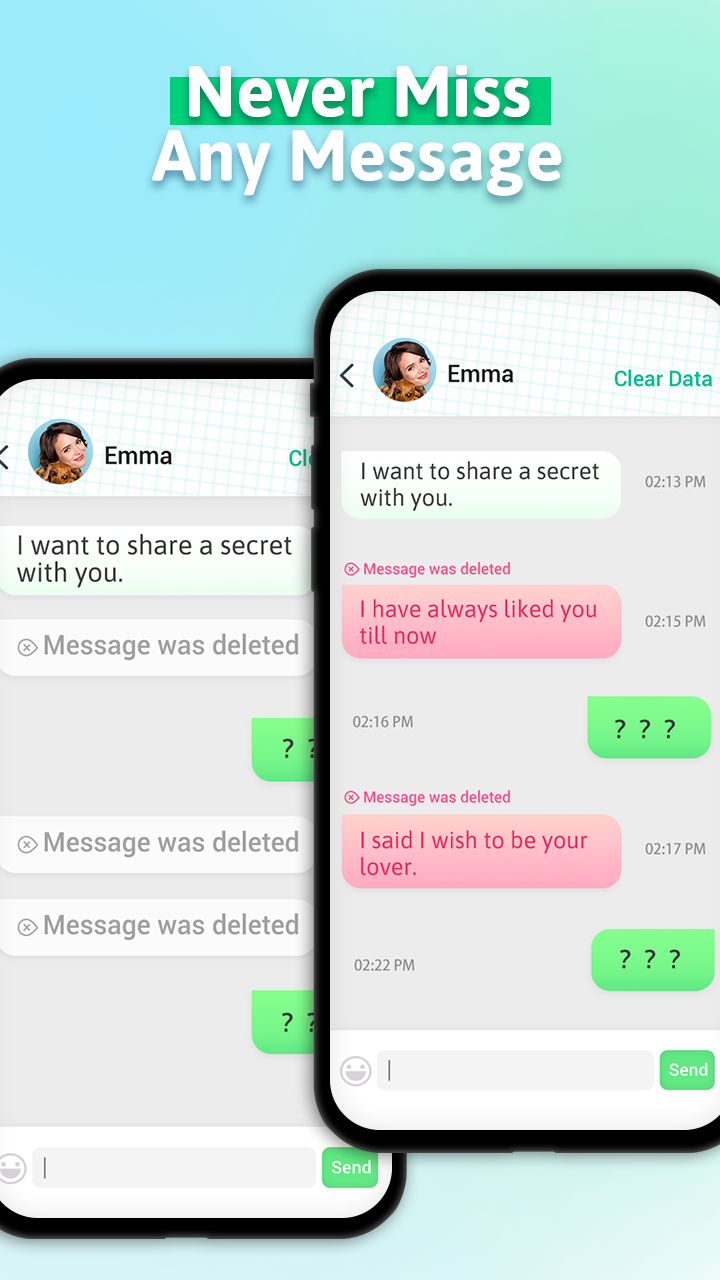اسکرین شات 5 برنامه Recover Deleted Messages