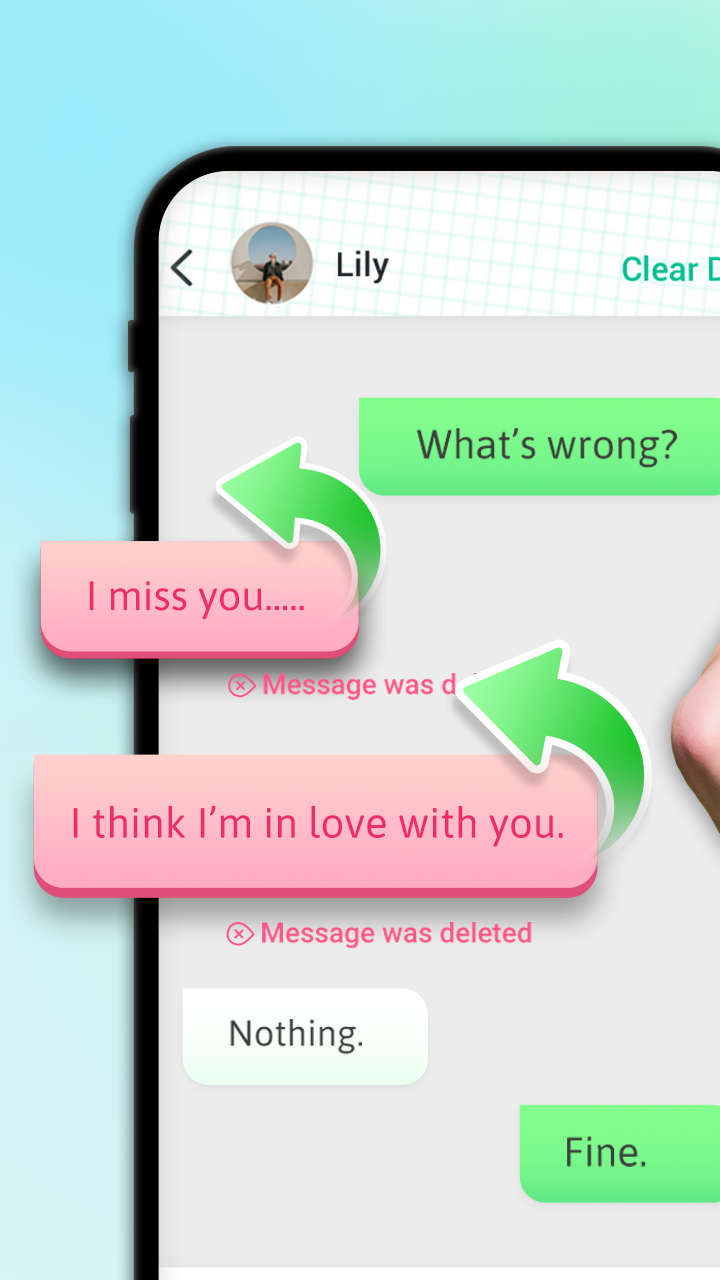 اسکرین شات 1 برنامه Recover Deleted Messages
