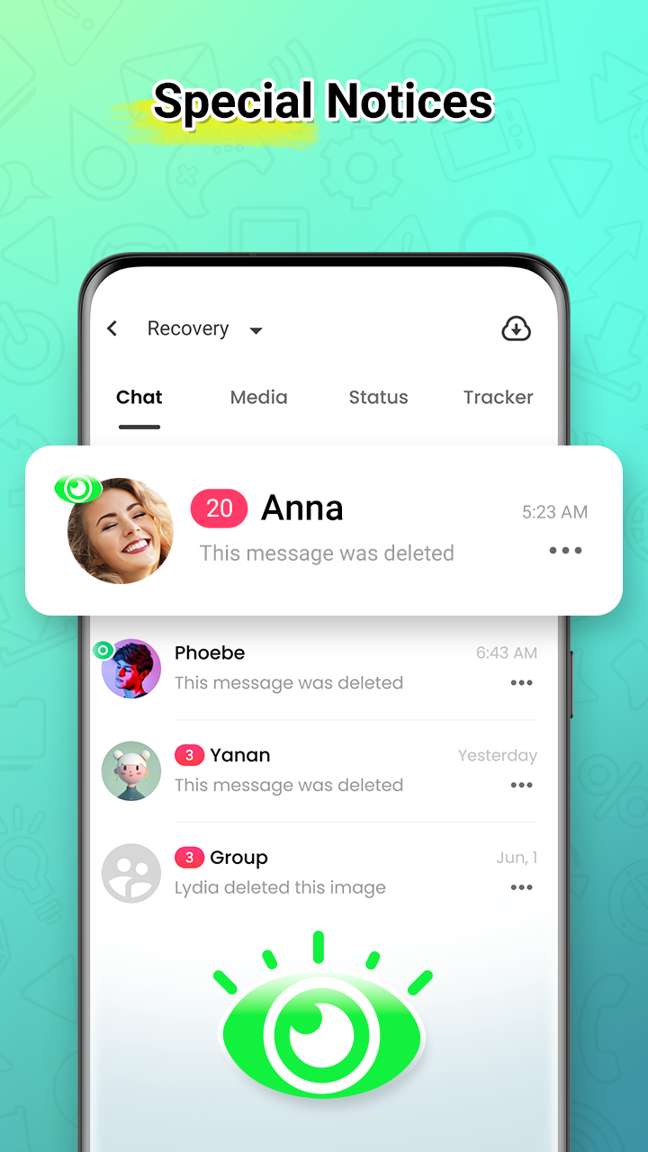 اسکرین شات 8 برنامه Deleted Messages Recovery