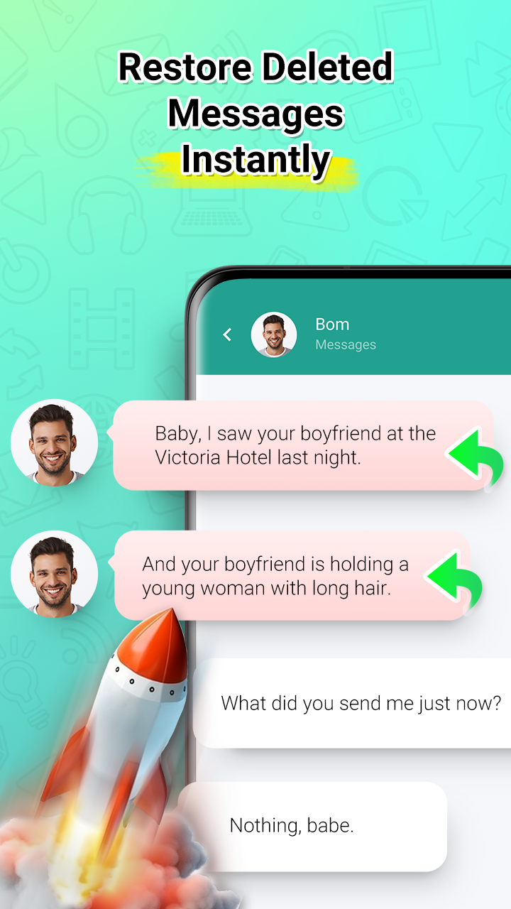 اسکرین شات 3 برنامه Deleted Messages Recovery