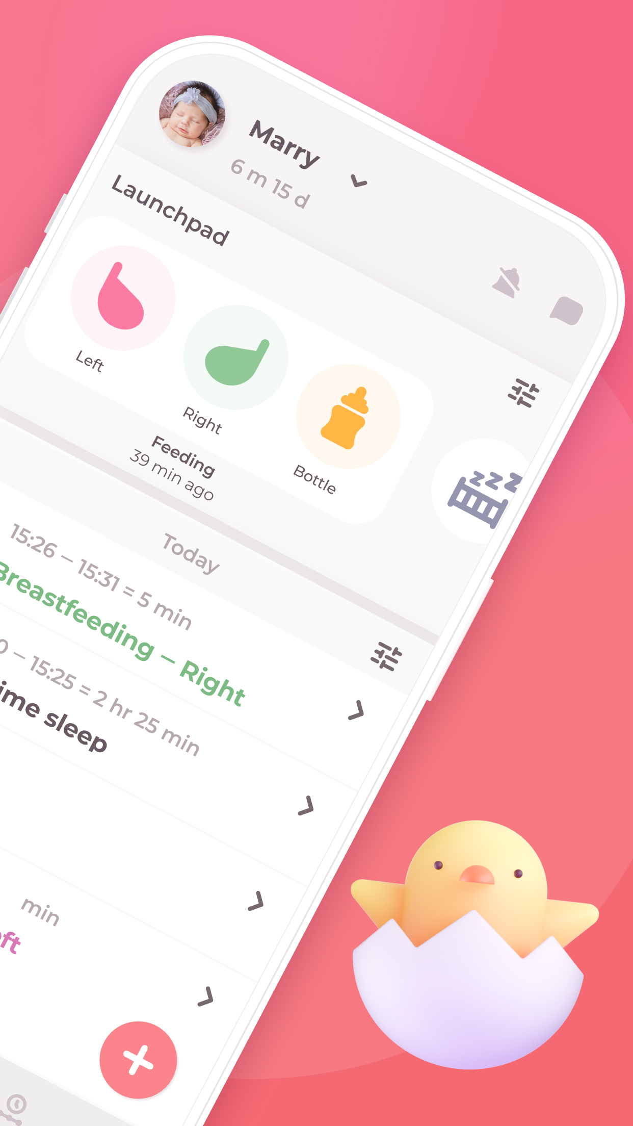 اسکرین شات 2 برنامه Breastfeeding tracker Pump log