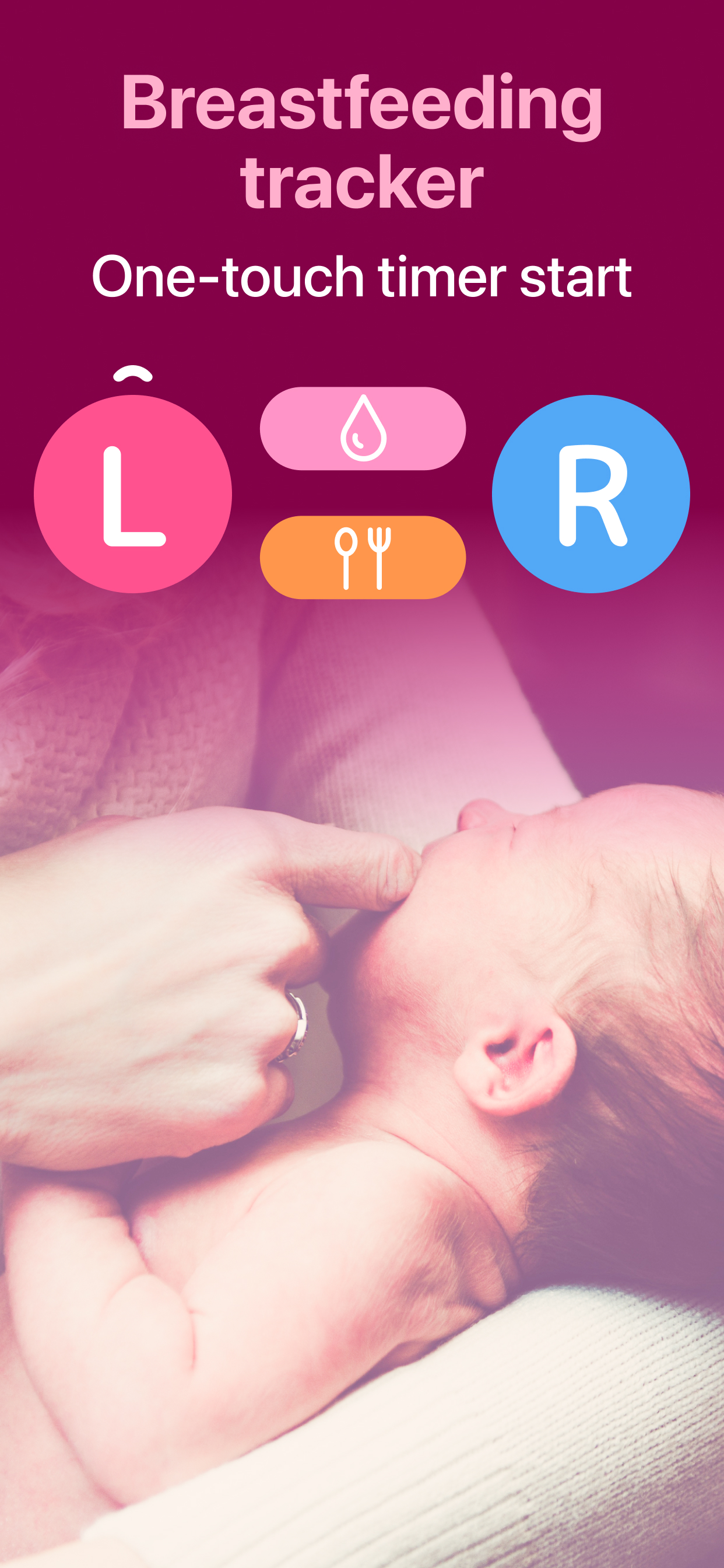 اسکرین شات 1 برنامه Breastfeeding Baby tracker