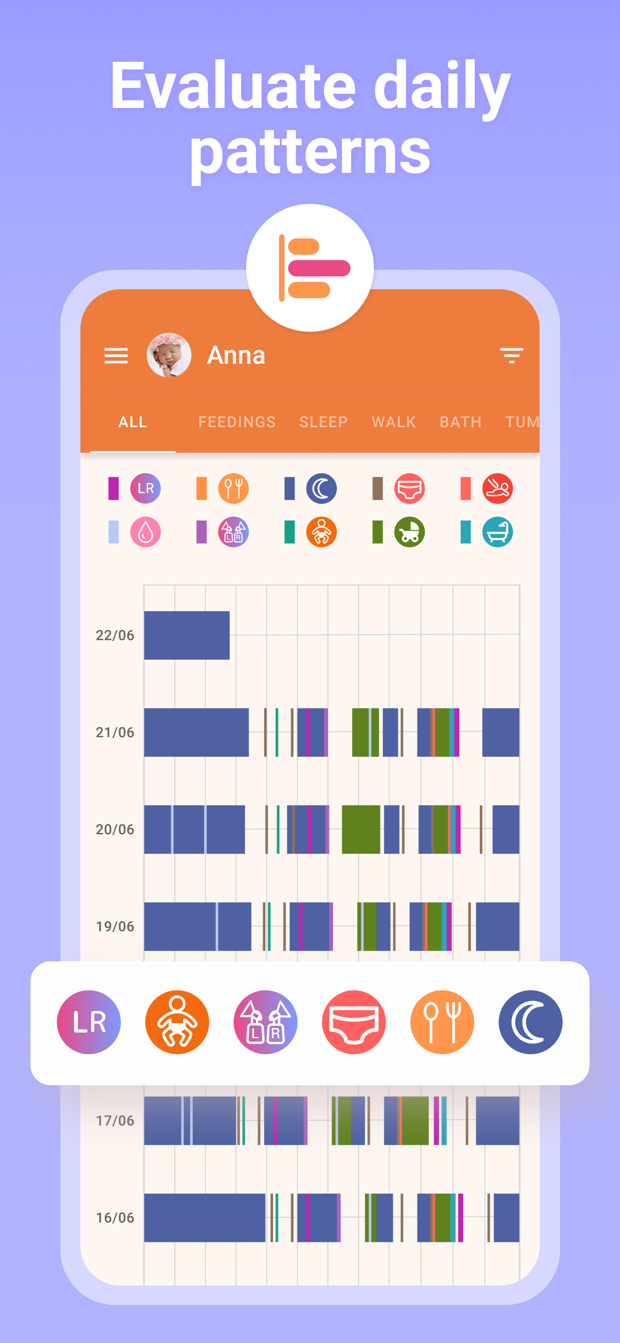 اسکرین شات 7 برنامه Breastfeeding Baby tracker