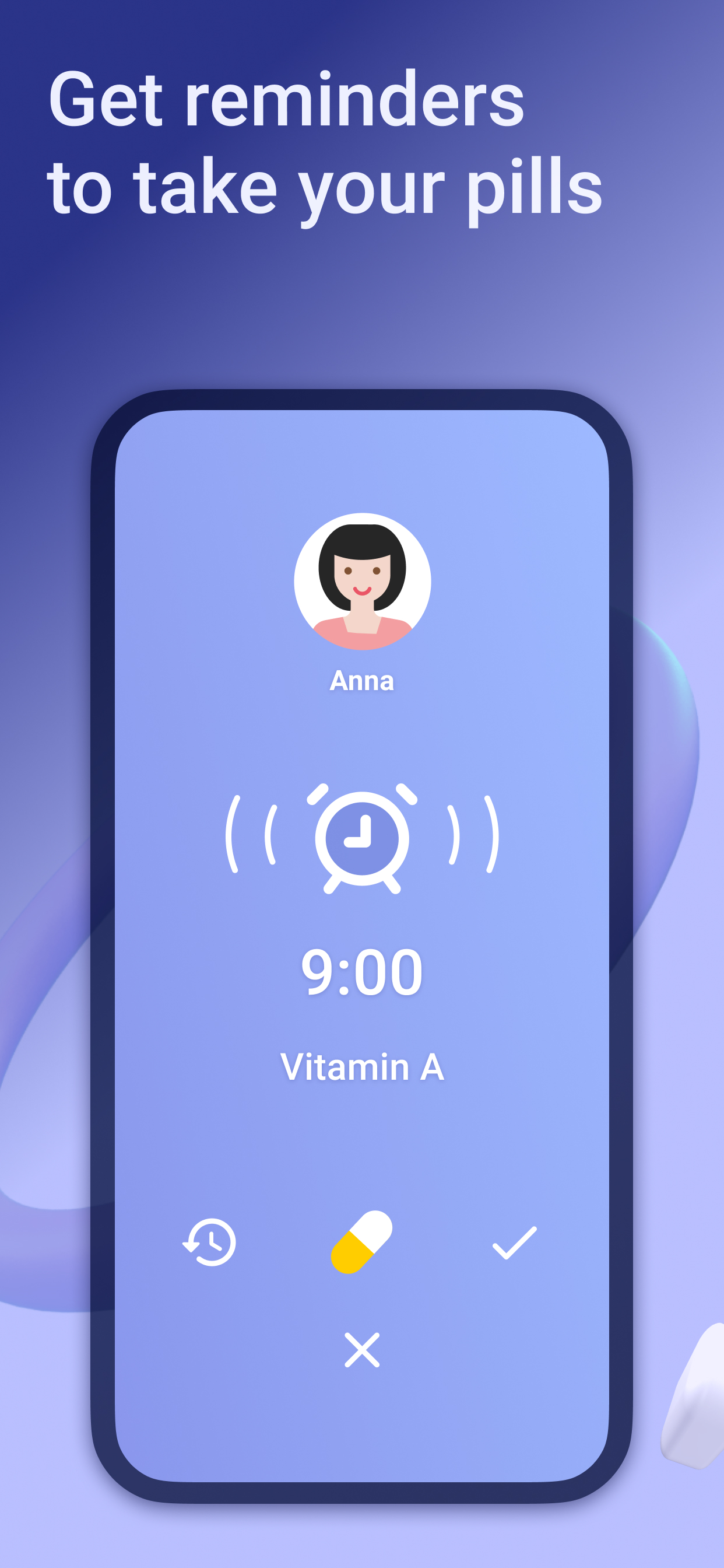 اسکرین شات 3 برنامه Pill & medication reminder