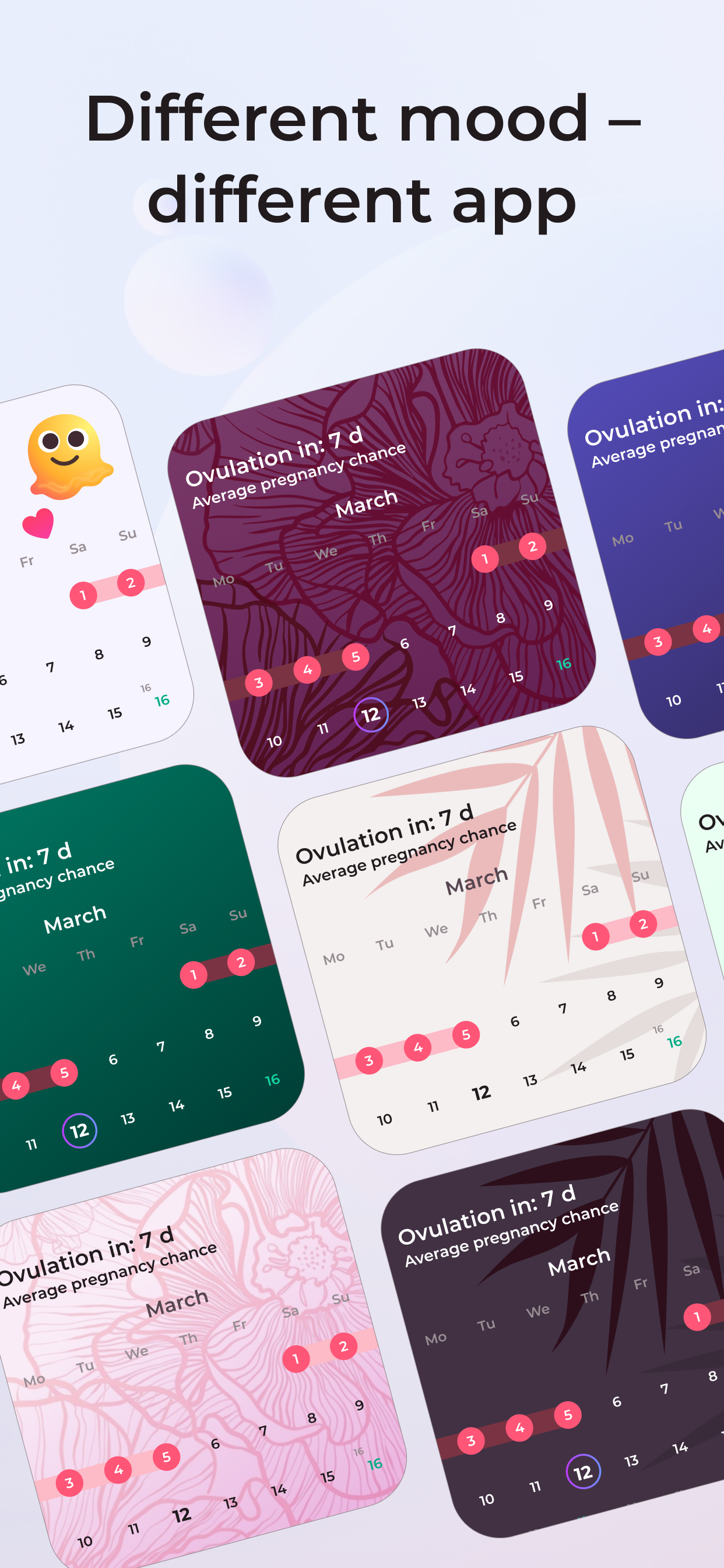 اسکرین شات 5 برنامه Menstrual cycle tracker - Days