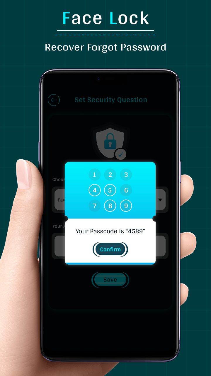 اسکرین شات 4 برنامه FaceLock with App