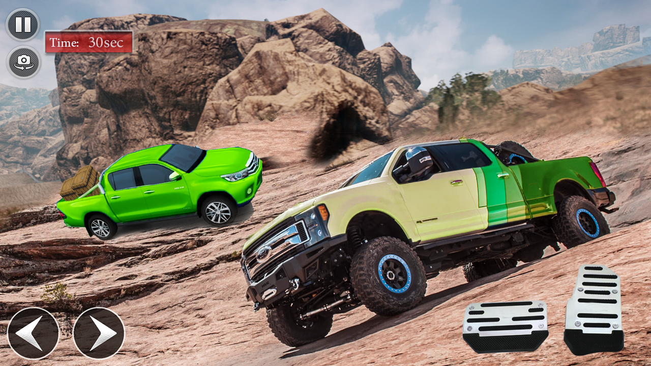 اسکرین شات 2 بازی 4x4 Driving Game: White Desert