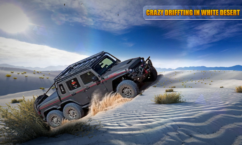 اسکرین شات 1 بازی 4x4 Driving Game: White Desert
