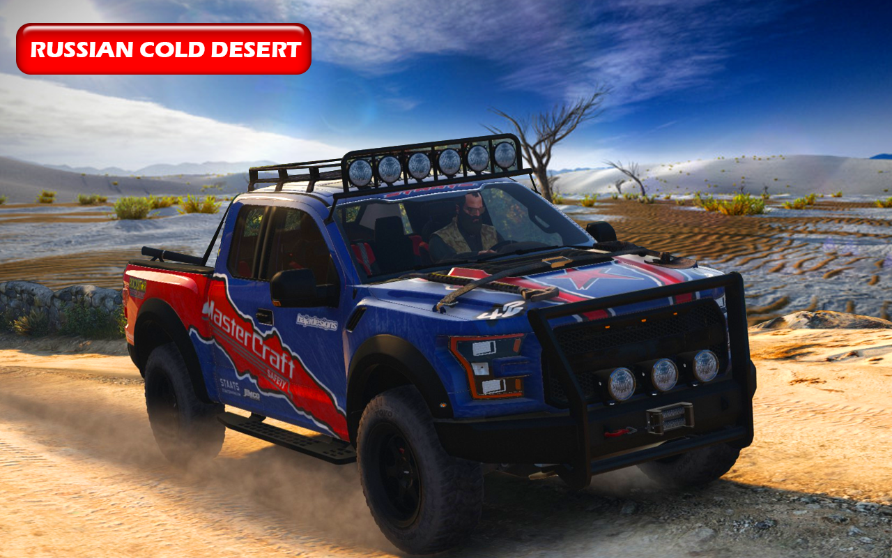 اسکرین شات 3 بازی 4x4 Driving Game: White Desert