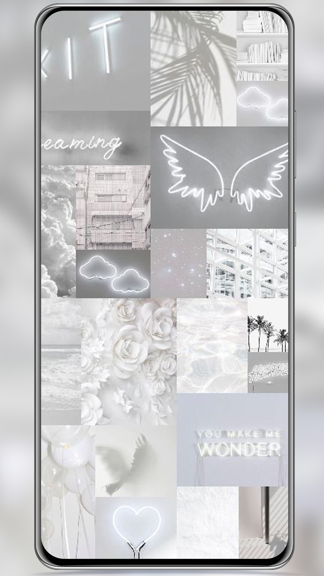 اسکرین شات 1 برنامه White Wallpaper