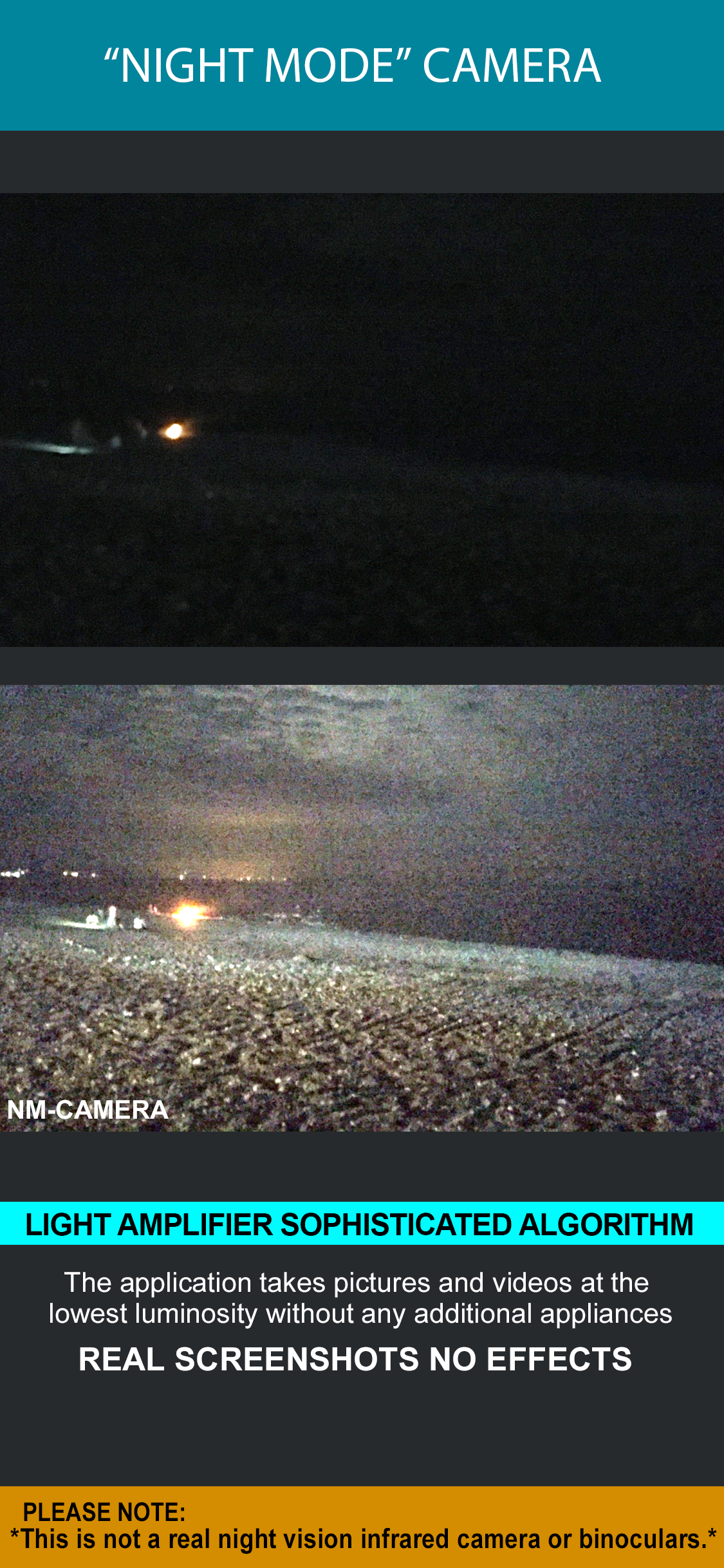 اسکرین شات 3 برنامه Night Mode Camera Photo Video