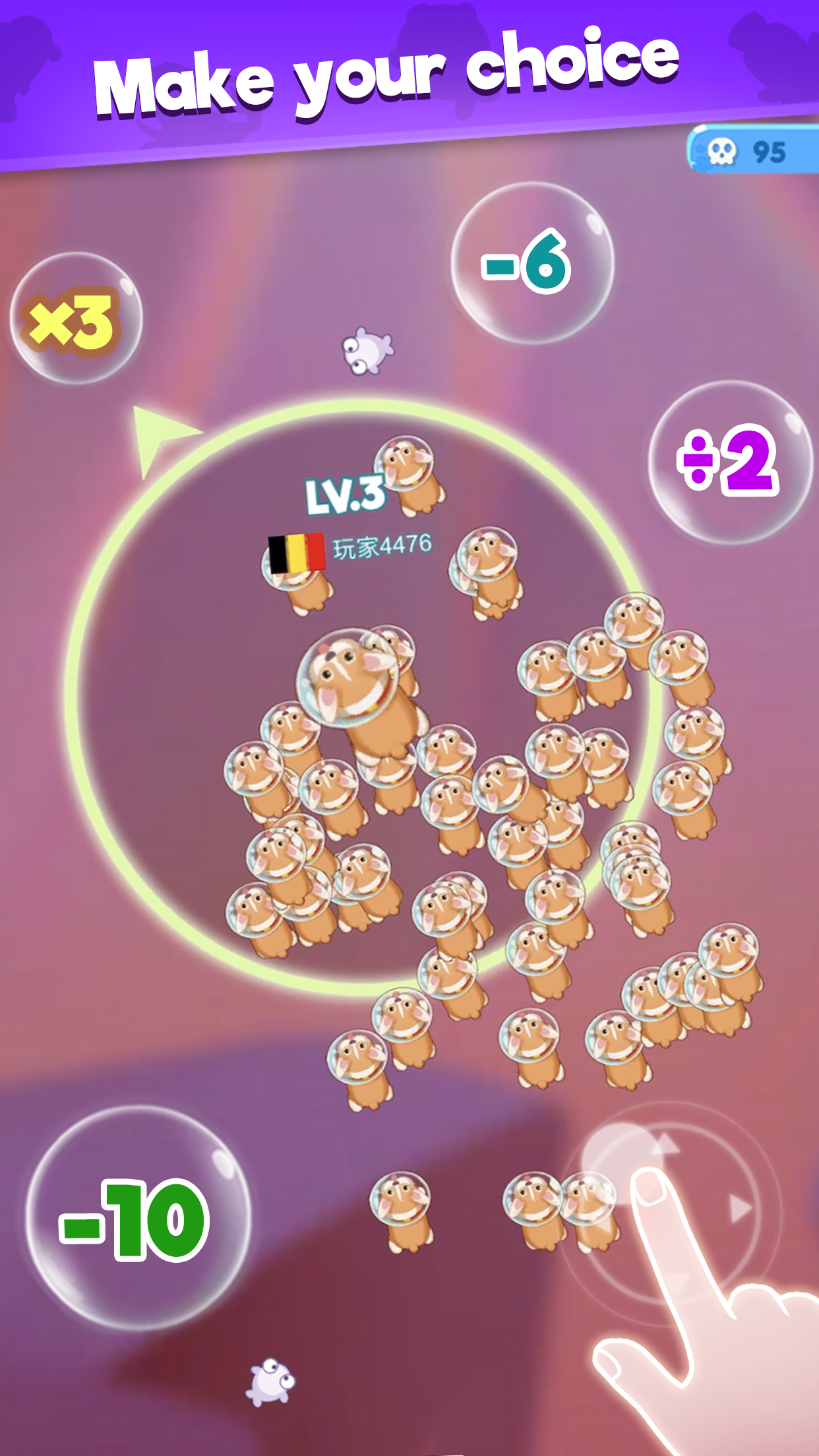 اسکرین شات 4 بازی Fish Go.io - Be the fish king