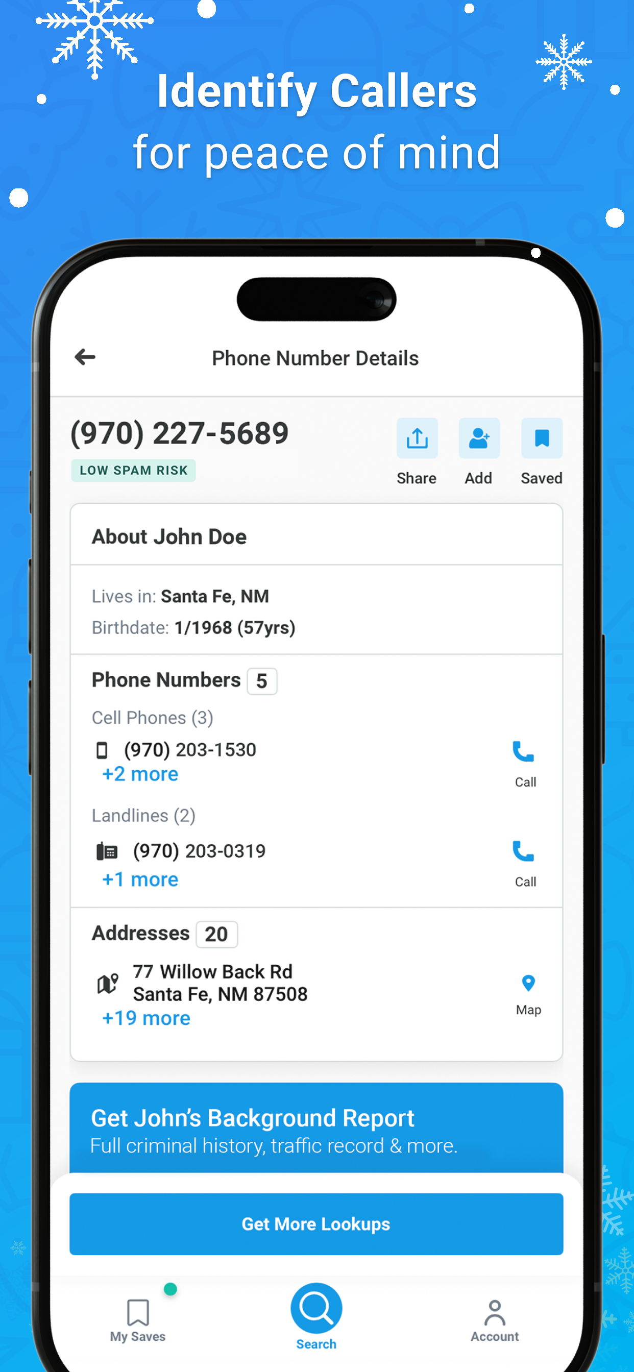 اسکرین شات 2 برنامه Whitepages Search, Find People