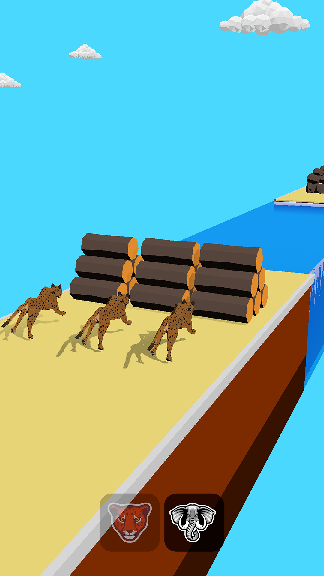 اسکرین شات 1 بازی Animal Transform: Epic Race 3D