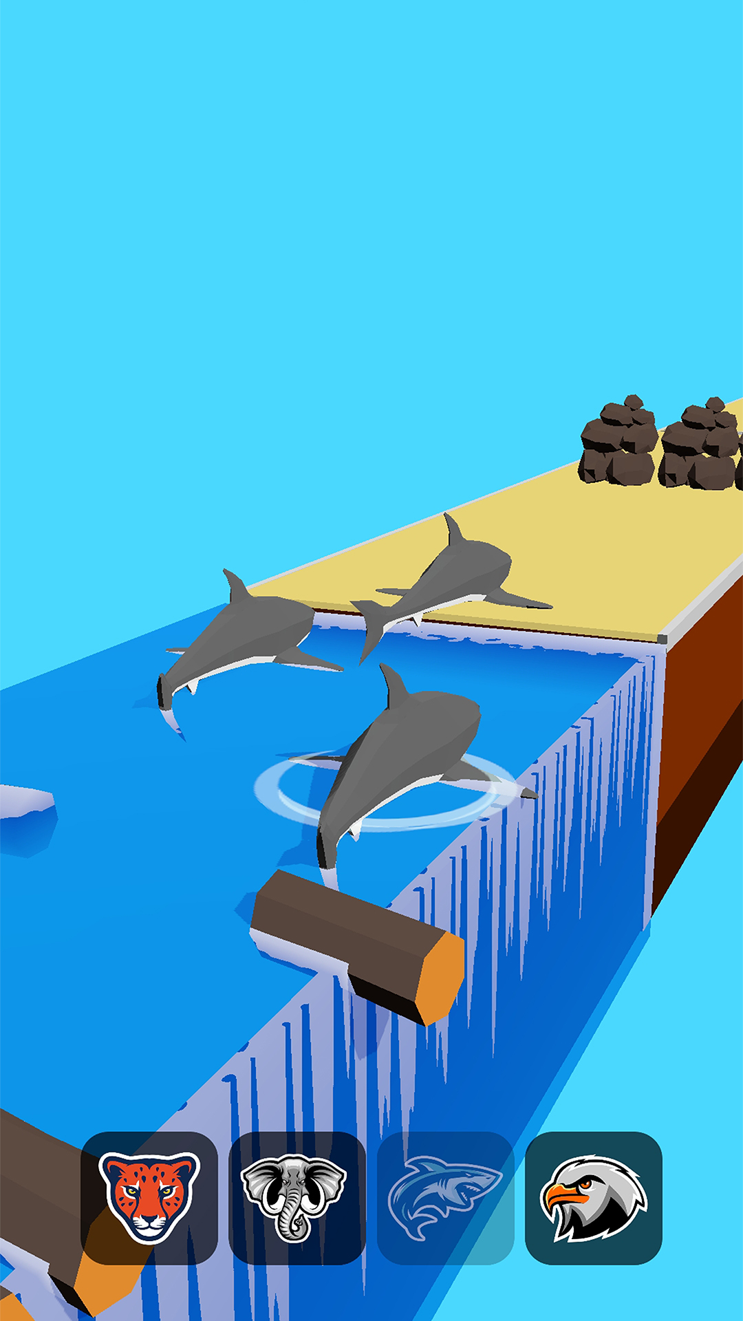 اسکرین شات 4 بازی Animal Transform: Epic Race 3D