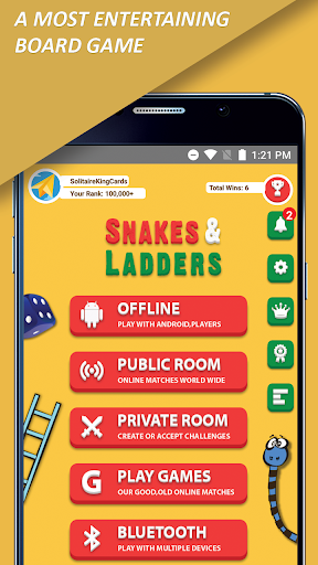 اسکرین شات 1 بازی Snakes and Ladders Free