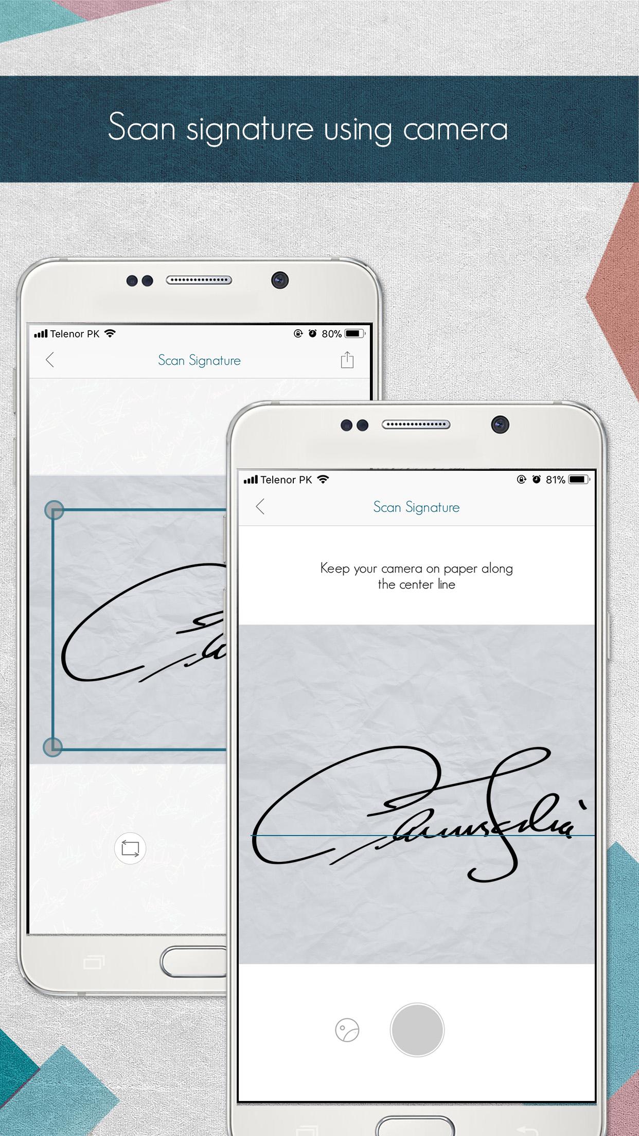 اسکرین شات 2 برنامه Autograph+: Signature Maker