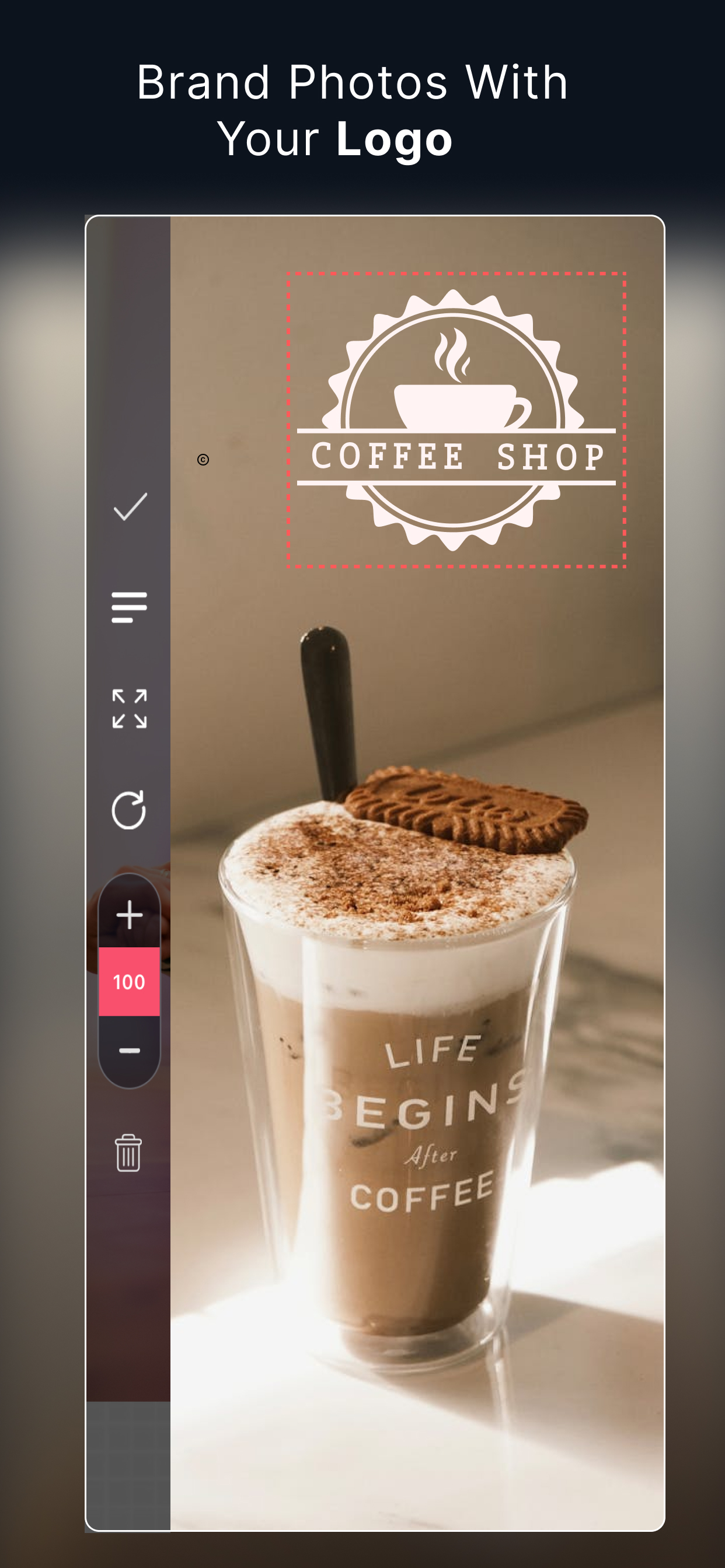 اسکرین شات 4 برنامه eZy Watermark Photos Lite