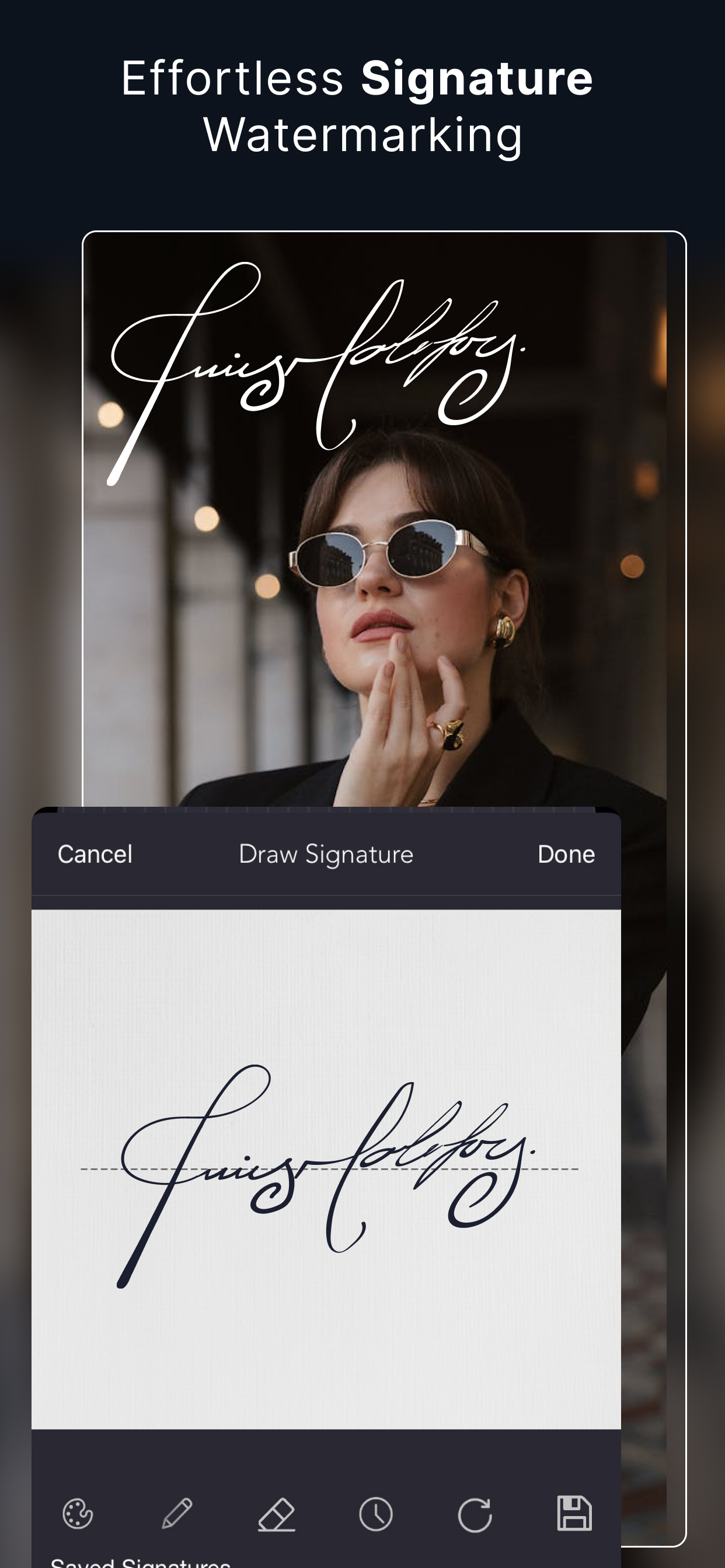 اسکرین شات 5 برنامه eZy Watermark Photos Lite