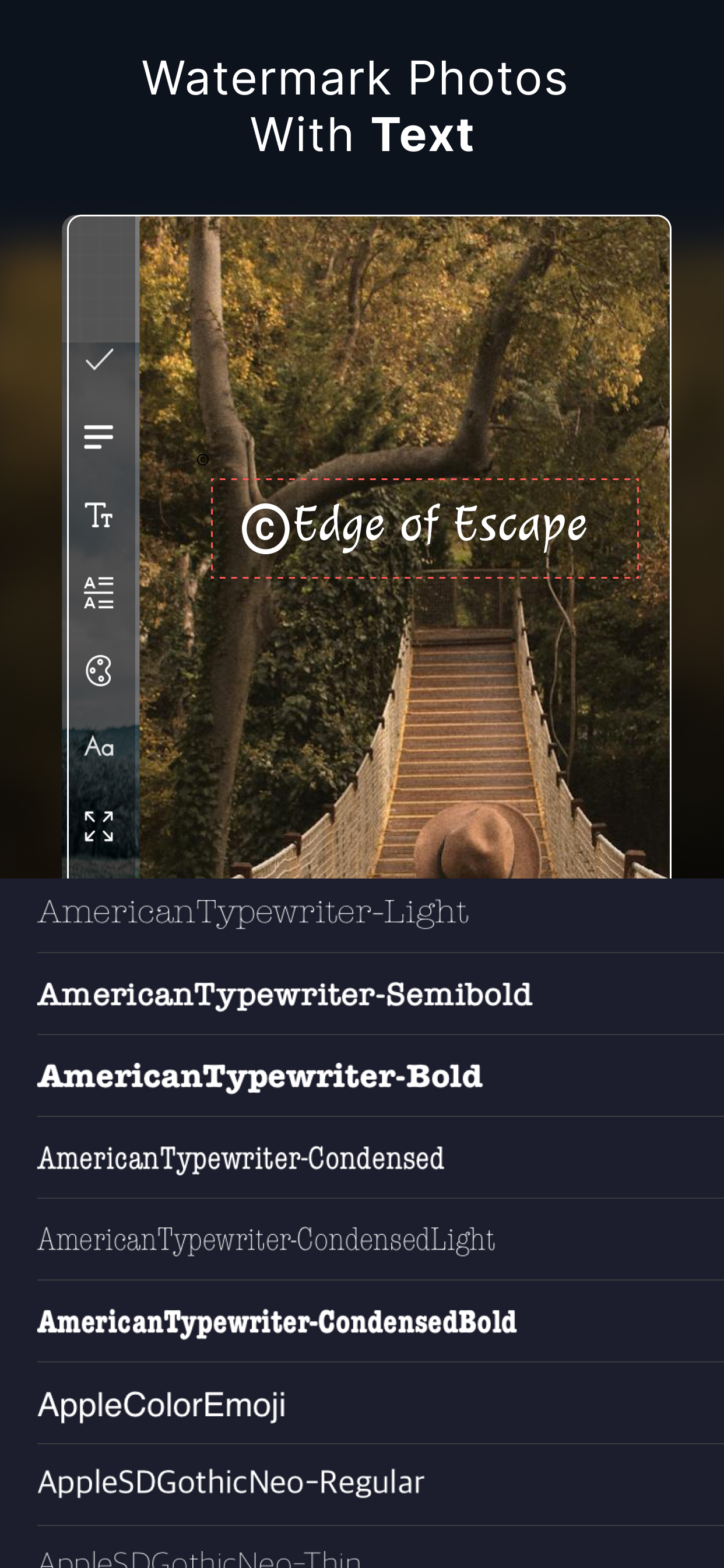 اسکرین شات 3 برنامه eZy Watermark Photos Lite