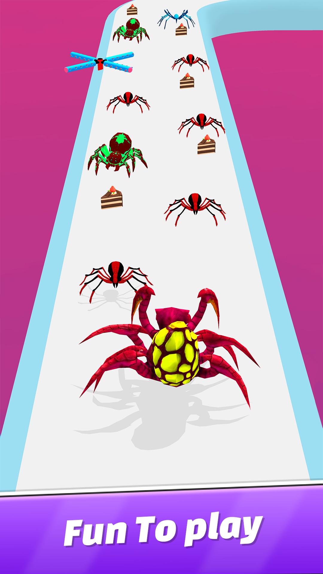 اسکرین شات 1 بازی Insect Evolution Spider Run